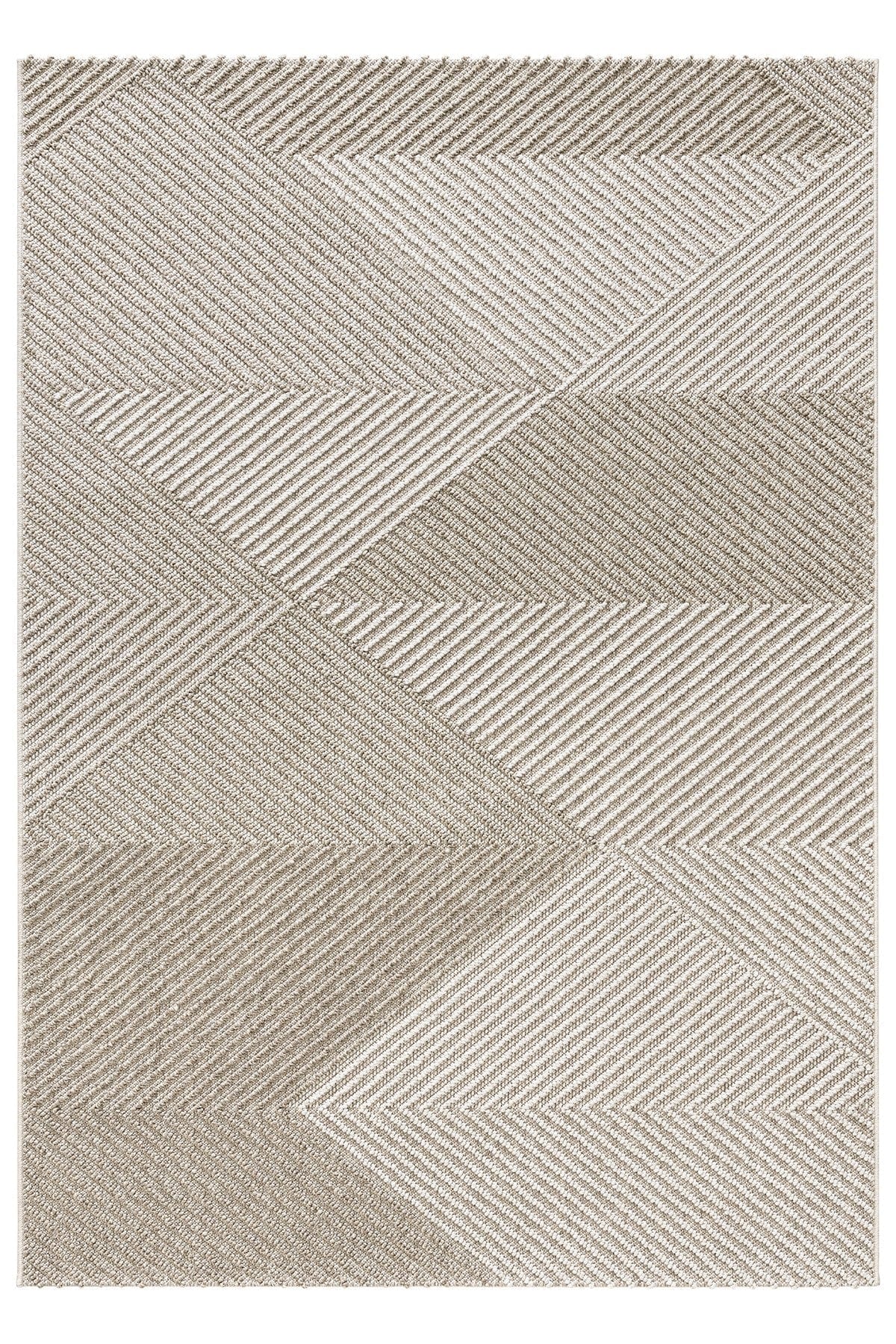 Covor 19270A, 80x150 cm, forma dreptunghiulara, polipropilena, bej/crem