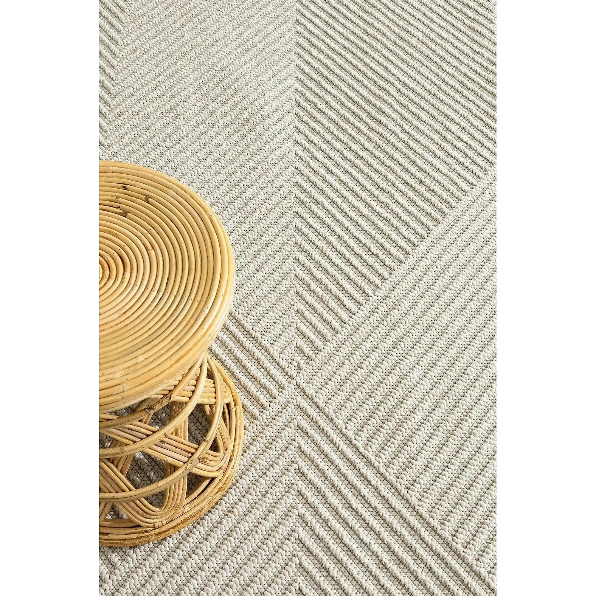 Covor 19270A, 80x150 cm, forma dreptunghiulara, polipropilena, crem