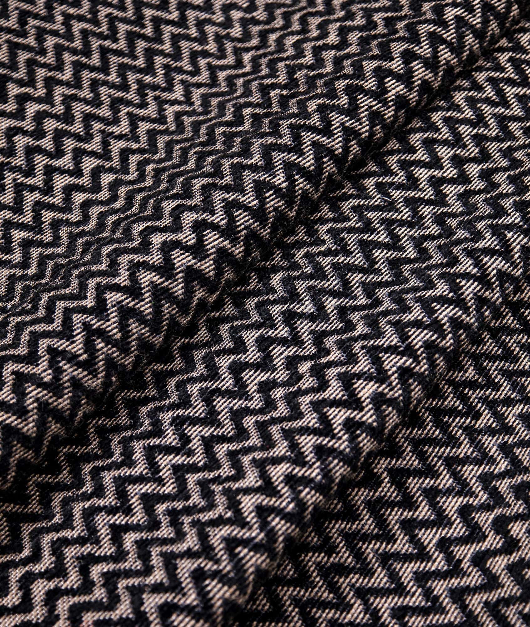 Covor 23033A, 60x100 cm, forma dreptunghiulara, bumbac, negru