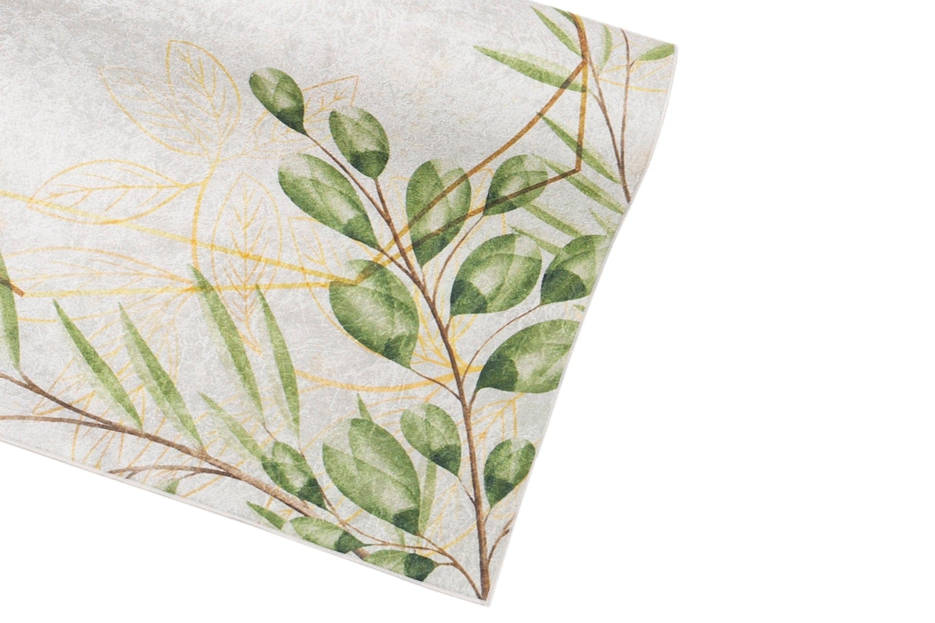 Covor 4015A, 80x150 cm, forma dreptunghiulara, tesatura catifelata, multicolor