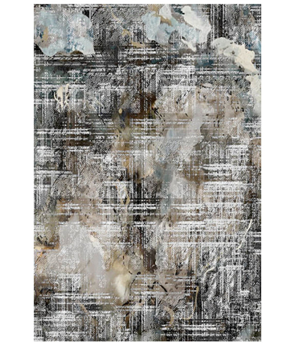 Covor 4038A, 80x150 cm, forma dreptunghiulara, tesatura catifelata, multicolor