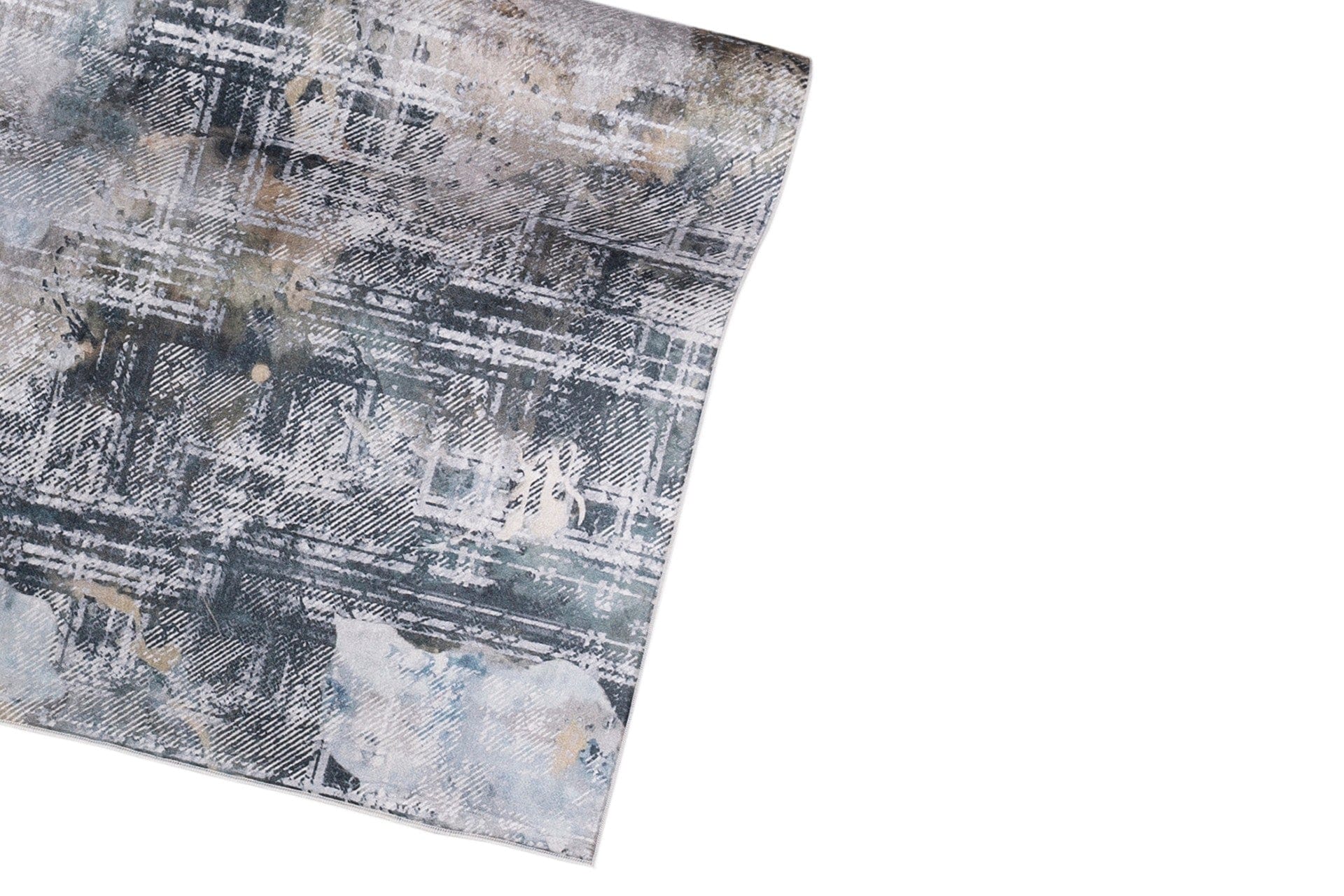 Covor 4038A, 80x150 cm, forma dreptunghiulara, tesatura catifelata, multicolor