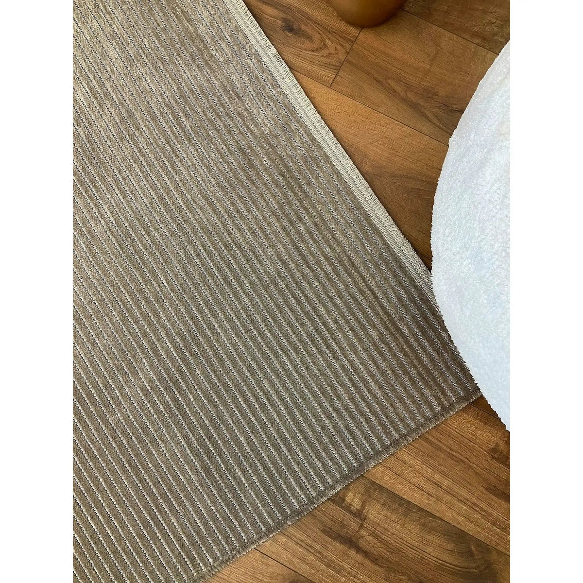 Covor 514SRZ2071, 80x150 cm, forma dreptunghiulara, material tesut, bej