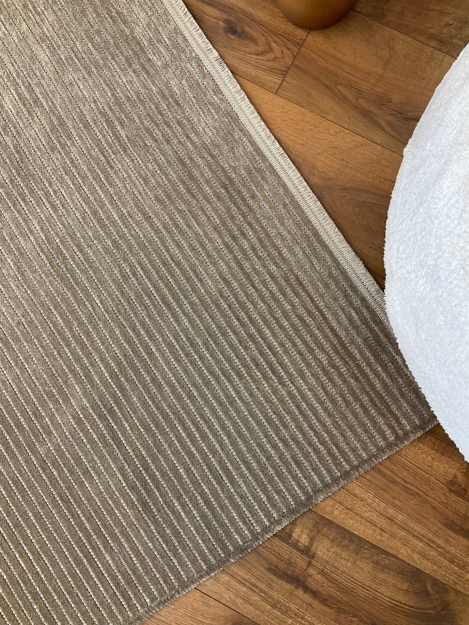 Covor 514SRZ2071, 80x150 cm, forma dreptunghiulara, material tesut, bej