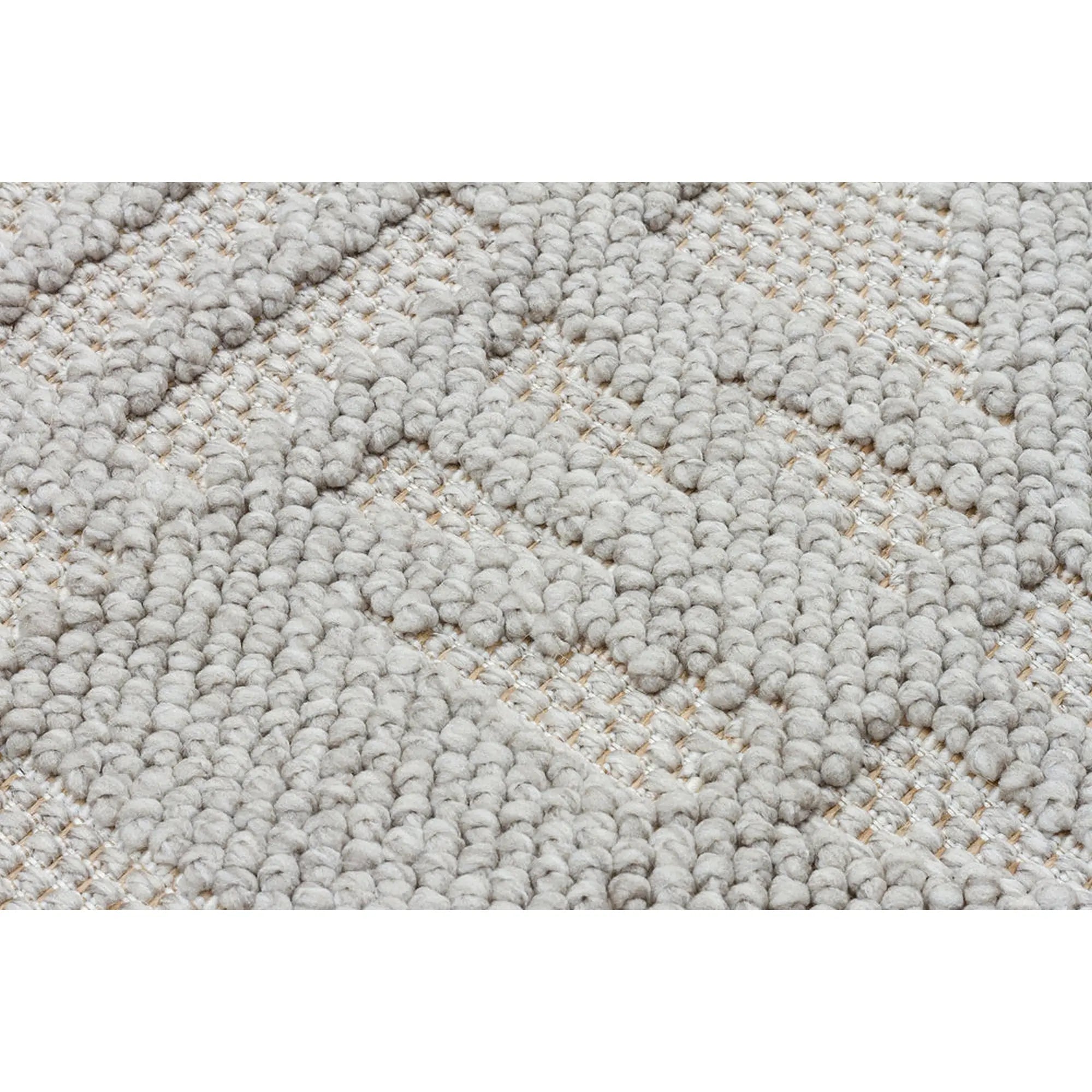 Covor 514SRZ2101, 80x150 cm, forma dreptunghiulara, material tesut, gri