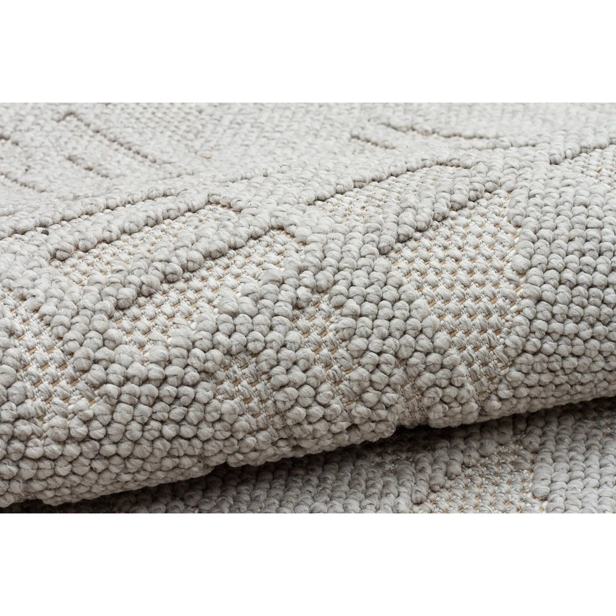 Covor 514SRZ2101, 80x150 cm, forma dreptunghiulara, material tesut, gri
