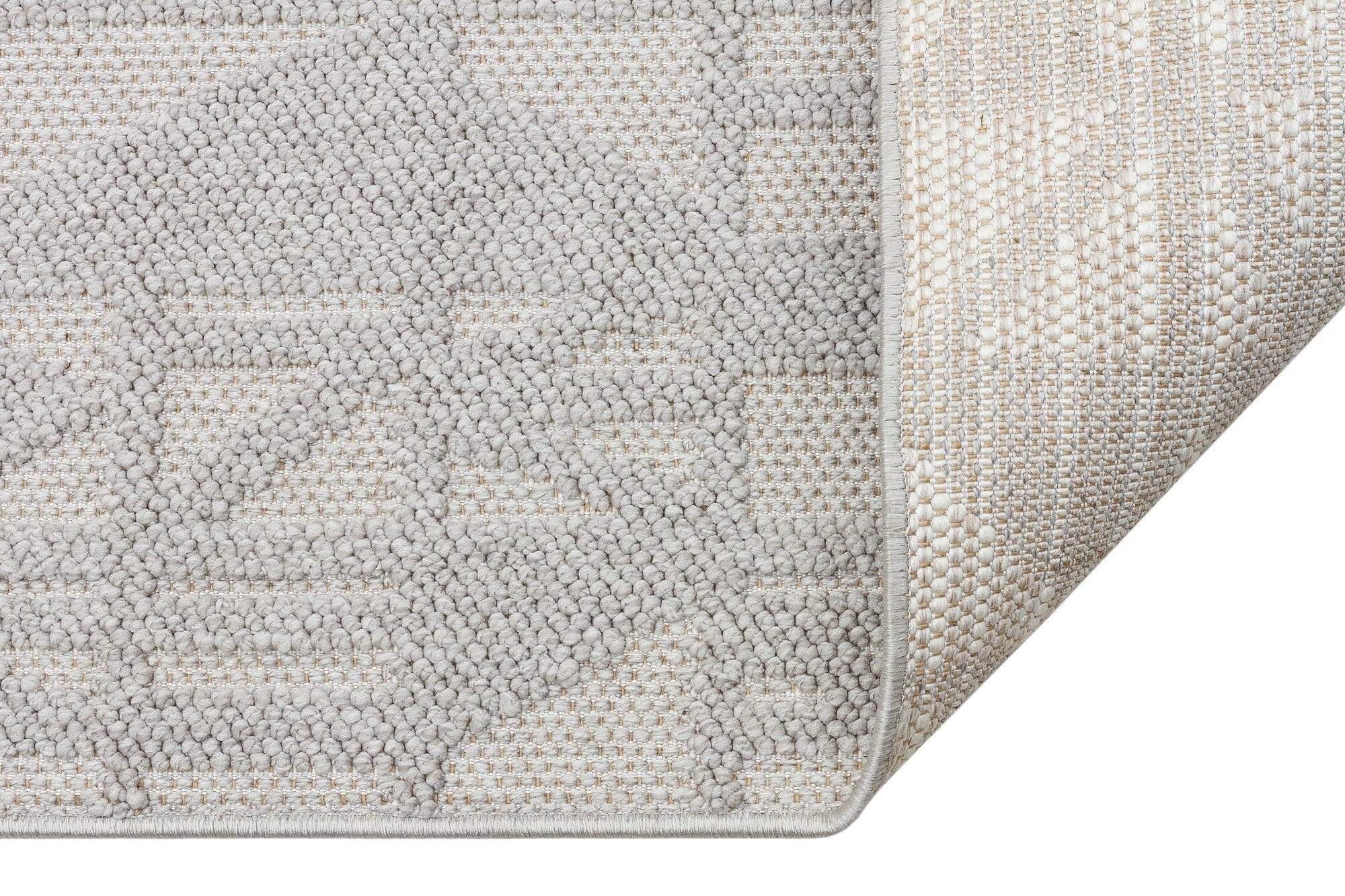 Covor 514SRZ2101, 80x150 cm, forma dreptunghiulara, material tesut, gri