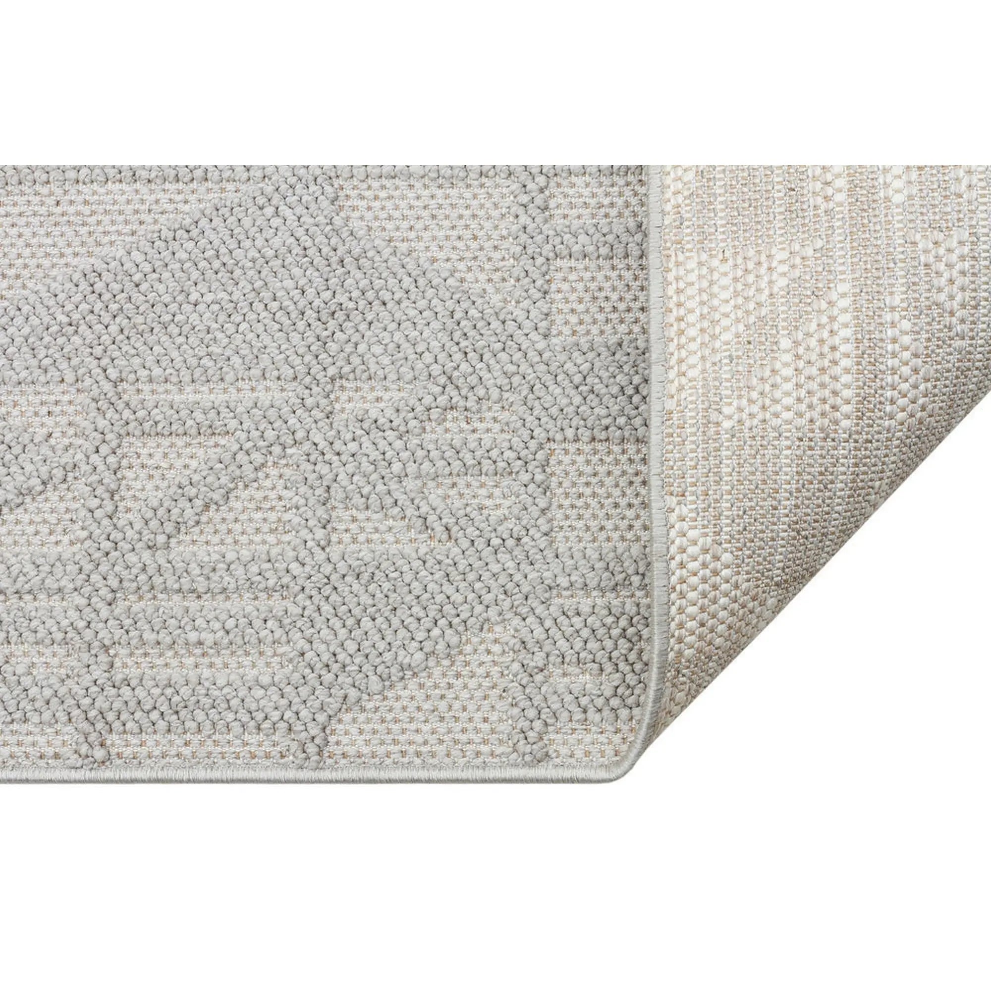 Covor 514SRZ2101, 80x150 cm, forma dreptunghiulara, material tesut, gri