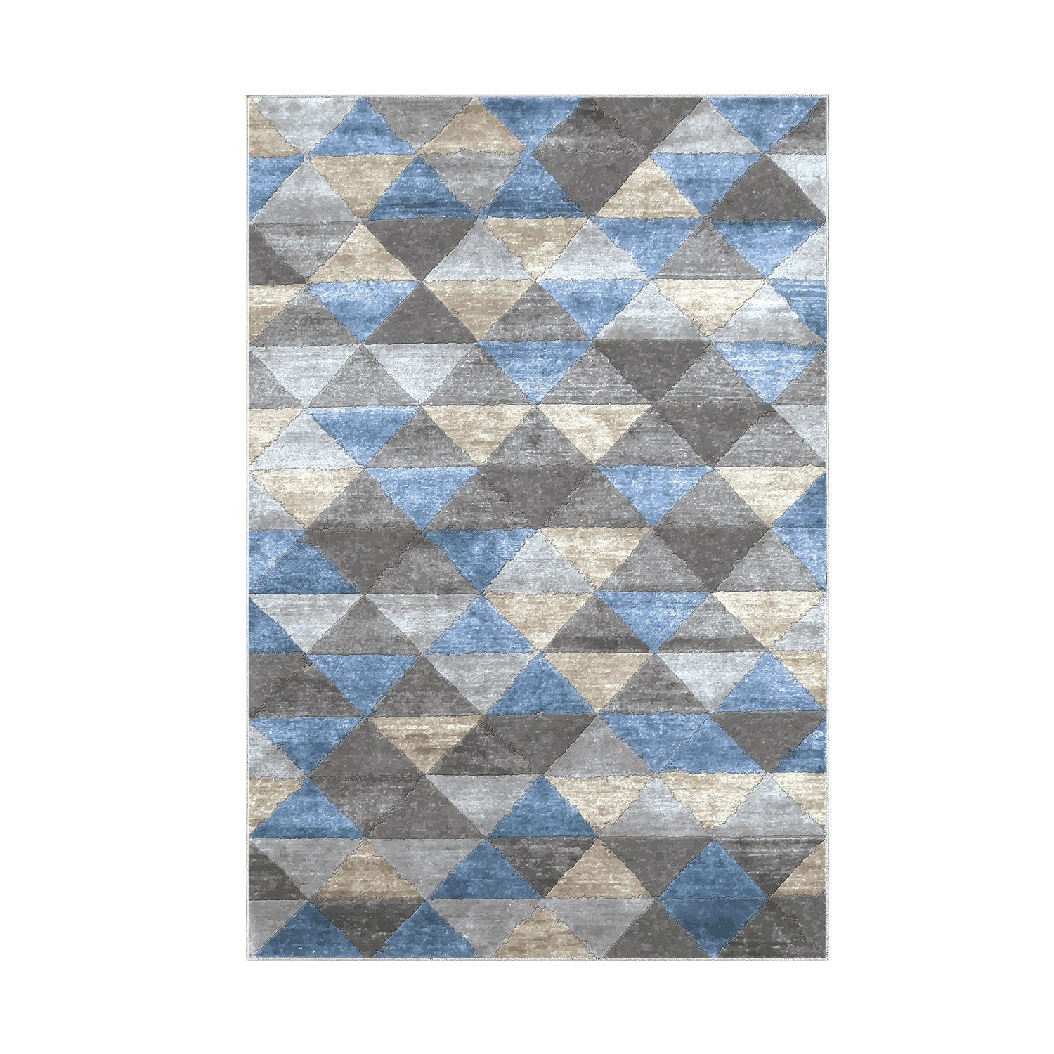 Covor 955ANR4583, 80x120 cm, forma dreptunghiulara, poliester, multicolor