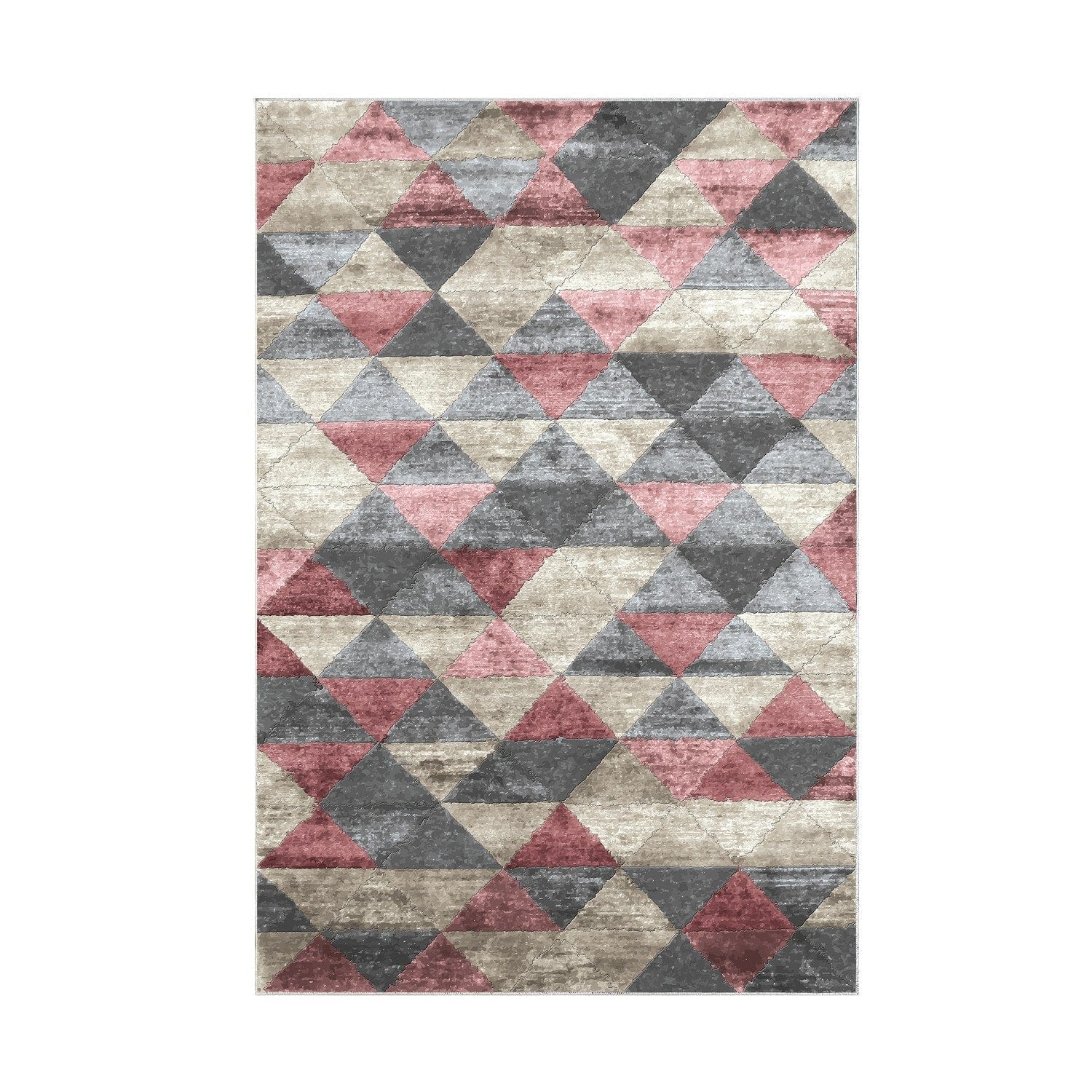Covor 955ANR4593, 80x120 cm, forma dreptunghiulara, poliester, multicolor