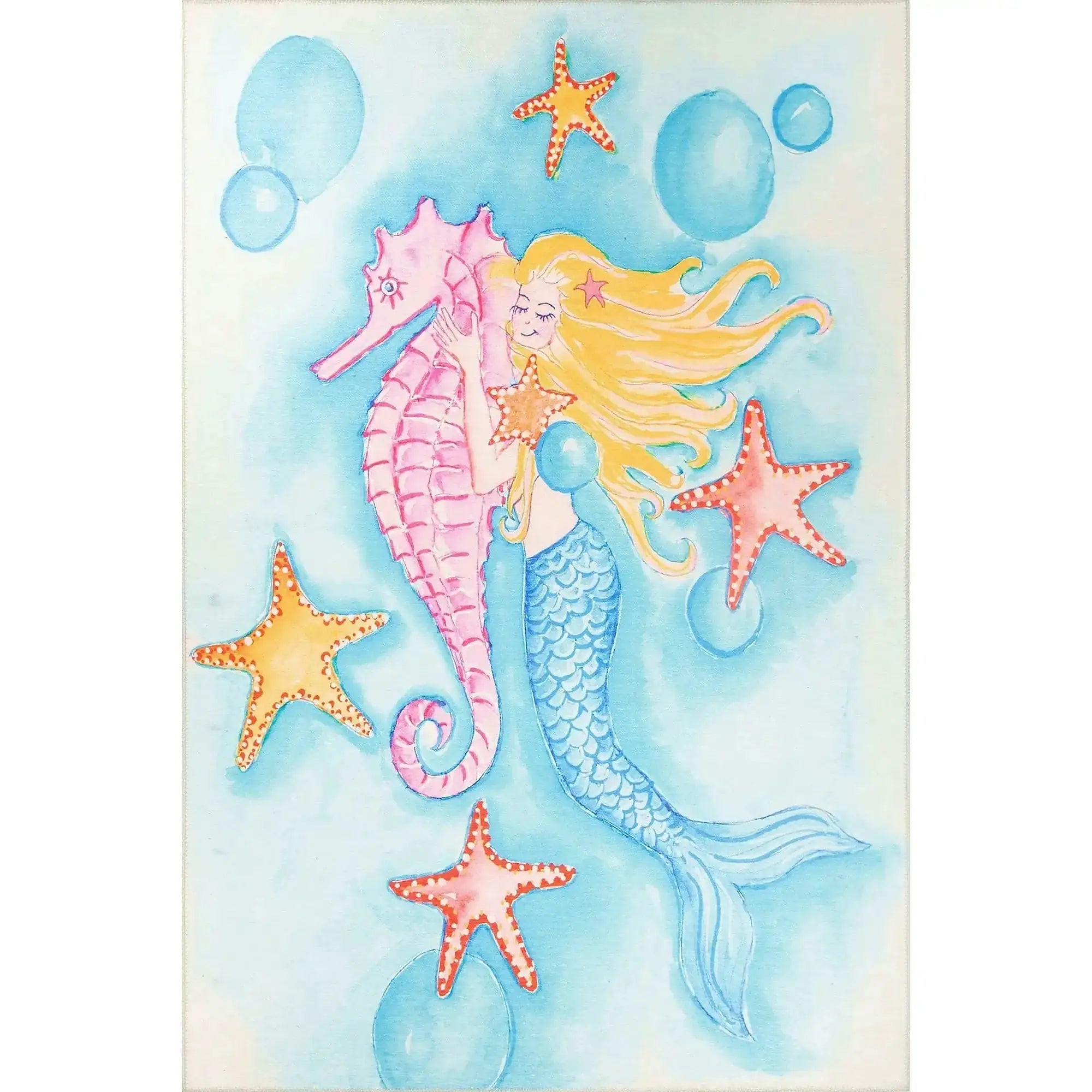 Covor ADA, 75x150 cm, forma dreptunghiulara, poliester, multicolor, AL 288