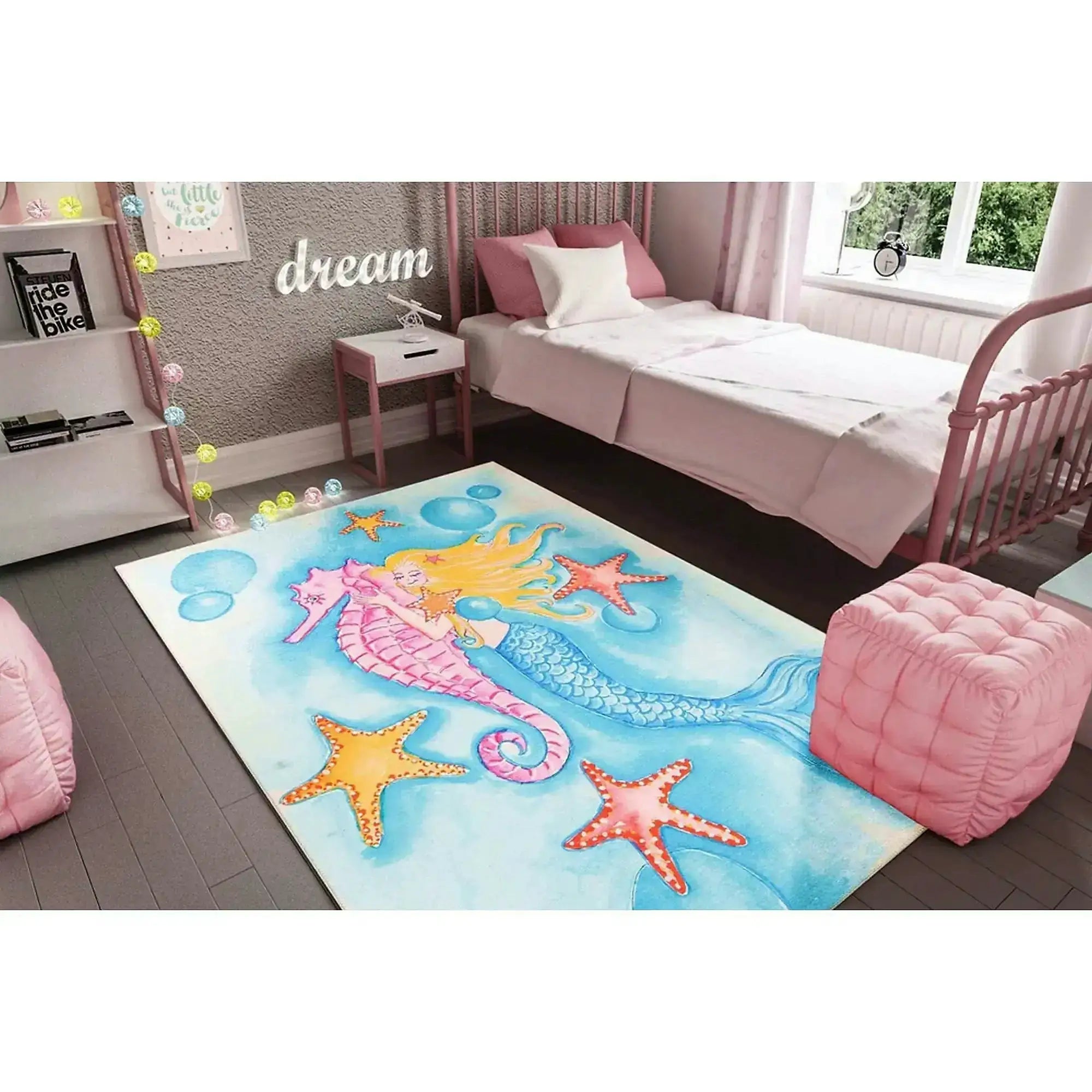 Covor ADA, 75x150 cm, forma dreptunghiulara, poliester, multicolor, AL 288