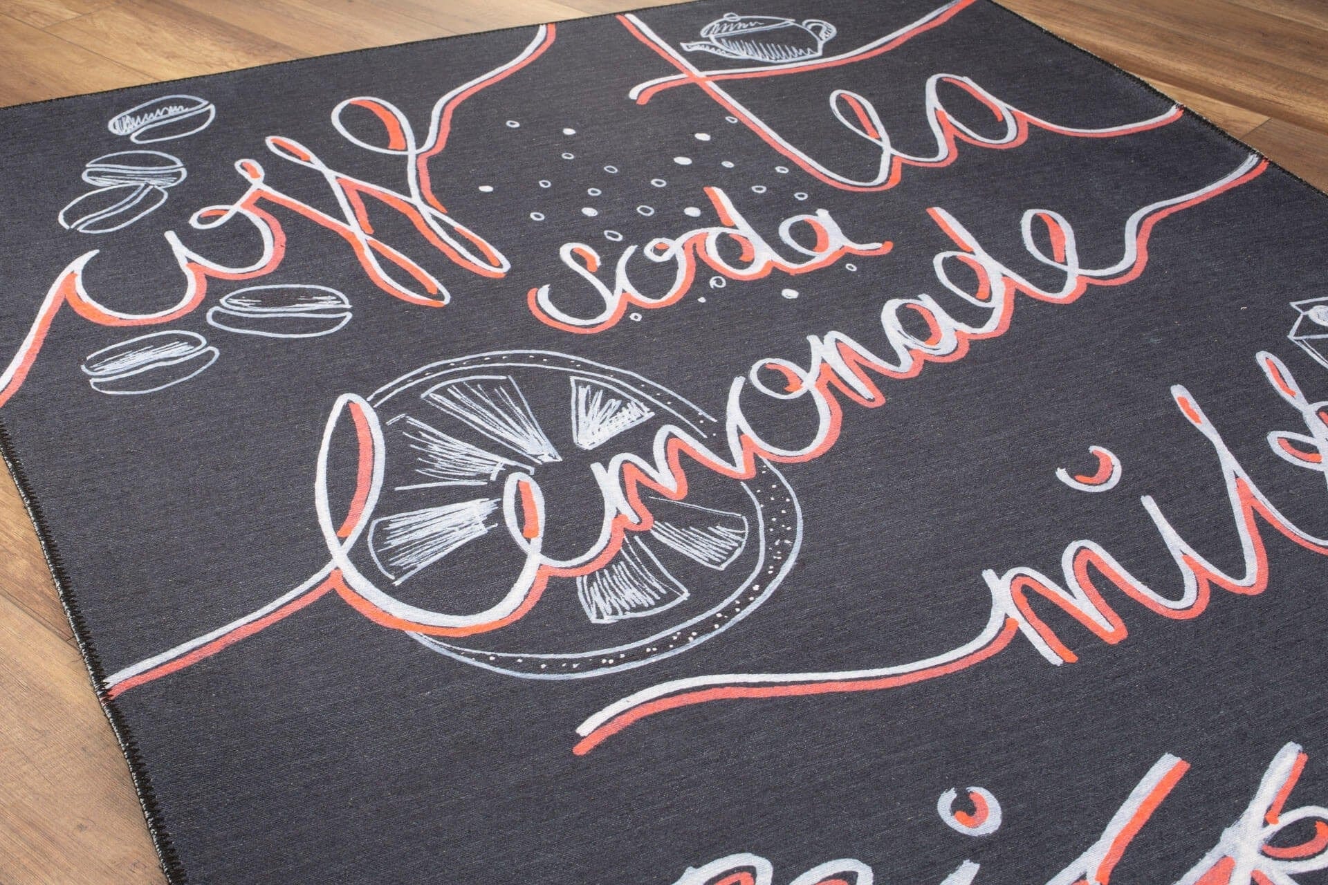 Covor ADA, 75x150 cm, forma dreptunghiulara, poliester, multicolor, AL 295