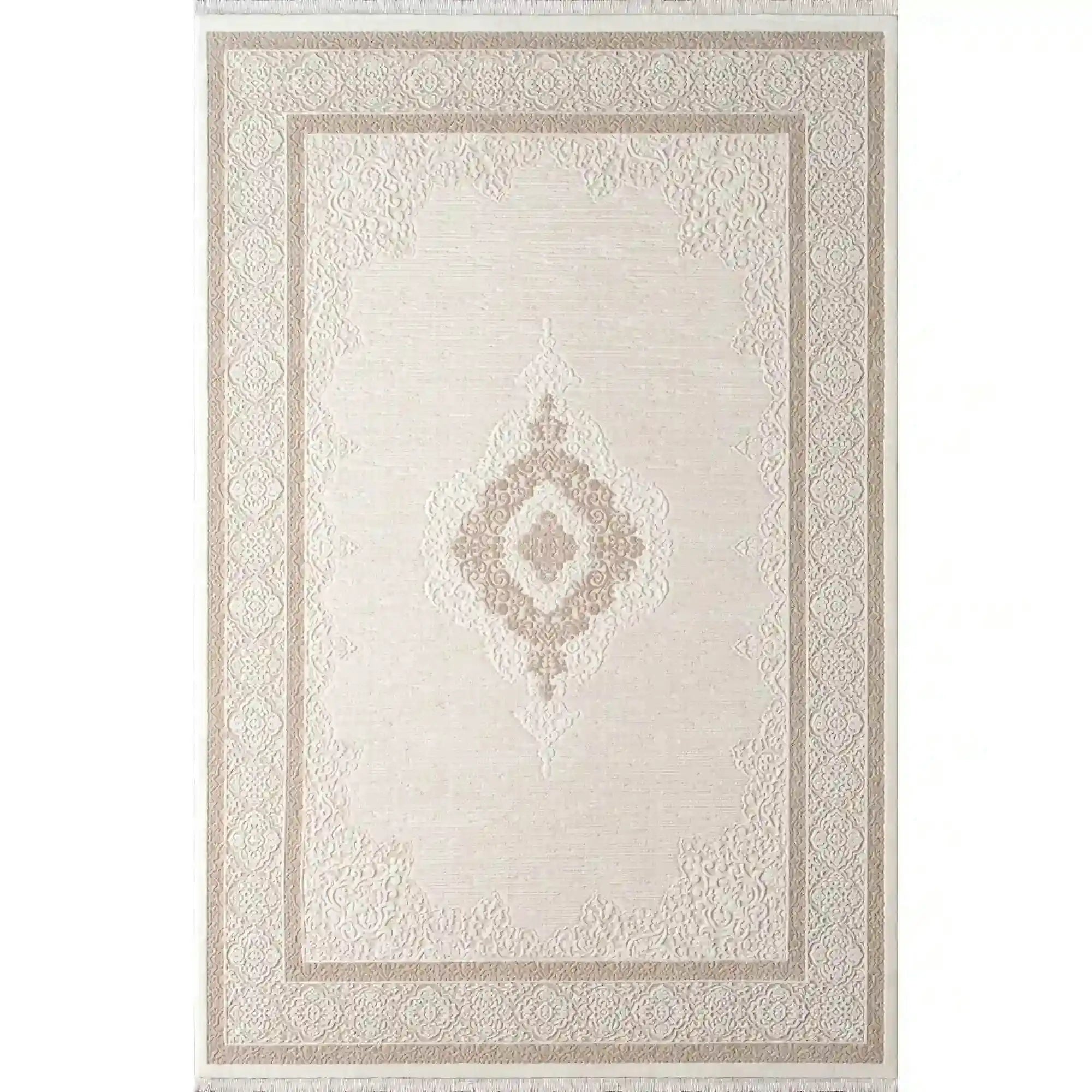 Covor ANETTA 03319C, 160x230 cm, forma dreptunghiulara, acril, crem/bej