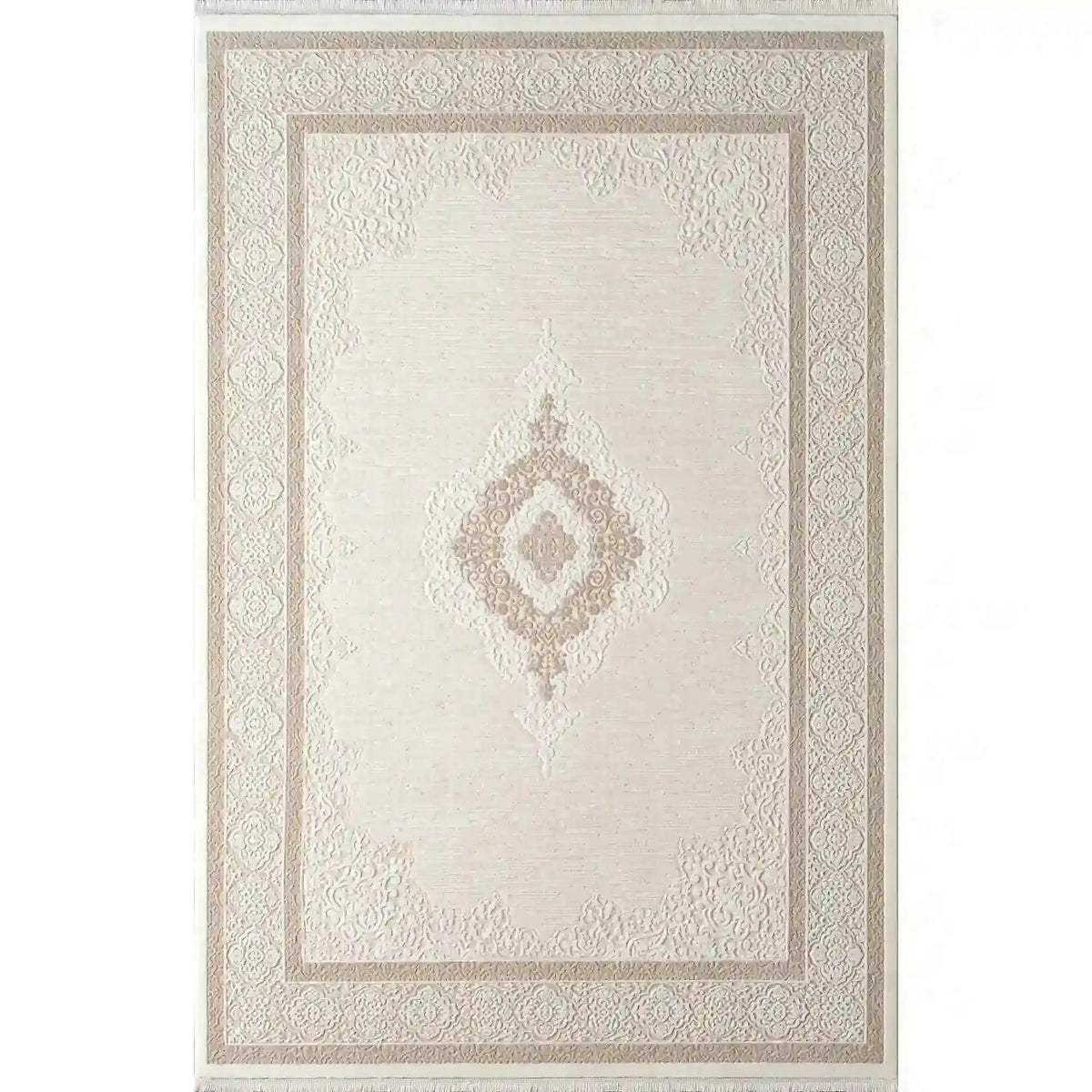 Covor ANETTA 03319C, 160x230 cm, forma dreptunghiulara, acril, crem/bej