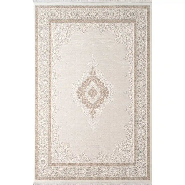 Covor ANETTA 03319C, 160x230 cm, forma dreptunghiulara, acril, crem/bej