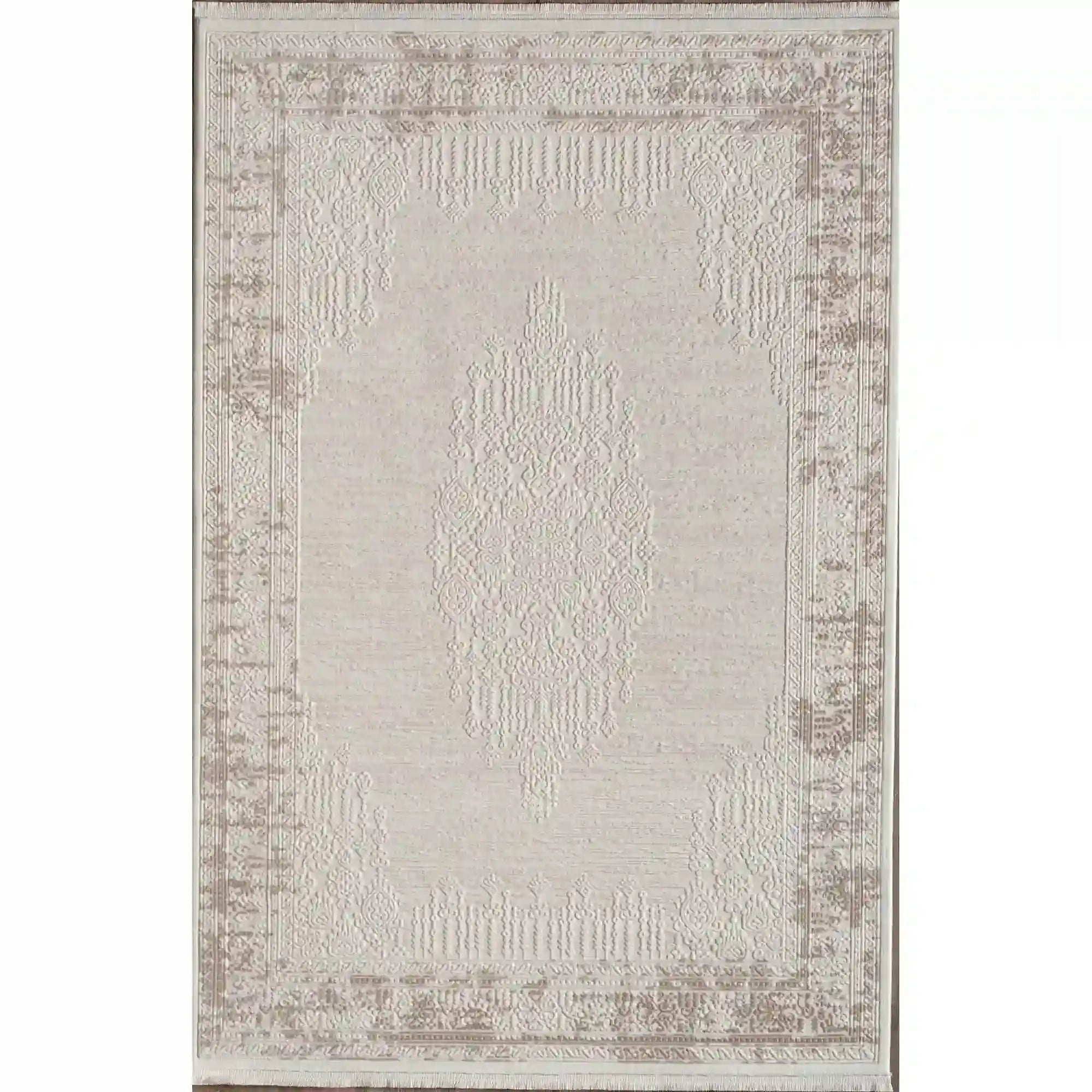 Covor ANETTA 03320A, 160x230 cm, forma dreptunghiulara, acril, crem/bej