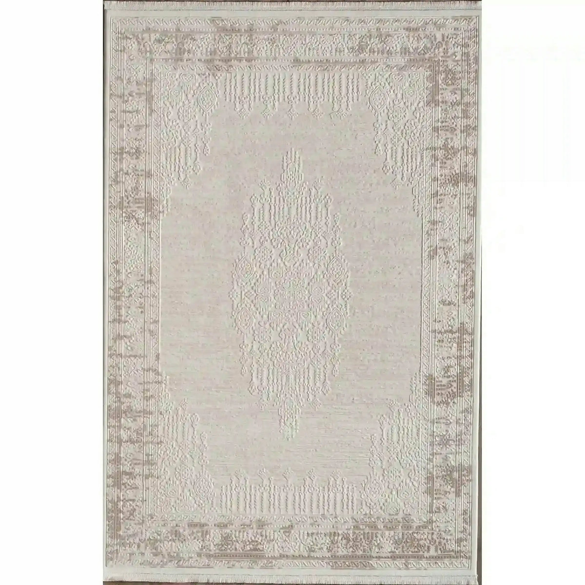 Covor ANETTA 03320A, 160x230 cm, forma dreptunghiulara, acril, crem/bej