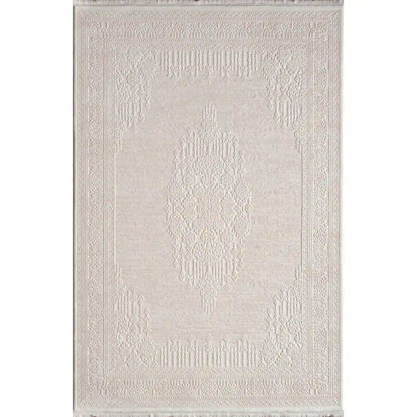 Covor ANETTA 03320B, 160x230 cm, forma dreptunghiulara, acril, crem