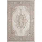 Covor ANETTA 03322A, 80x150 cm, forma dreptunghiulara, acril, crem/bej