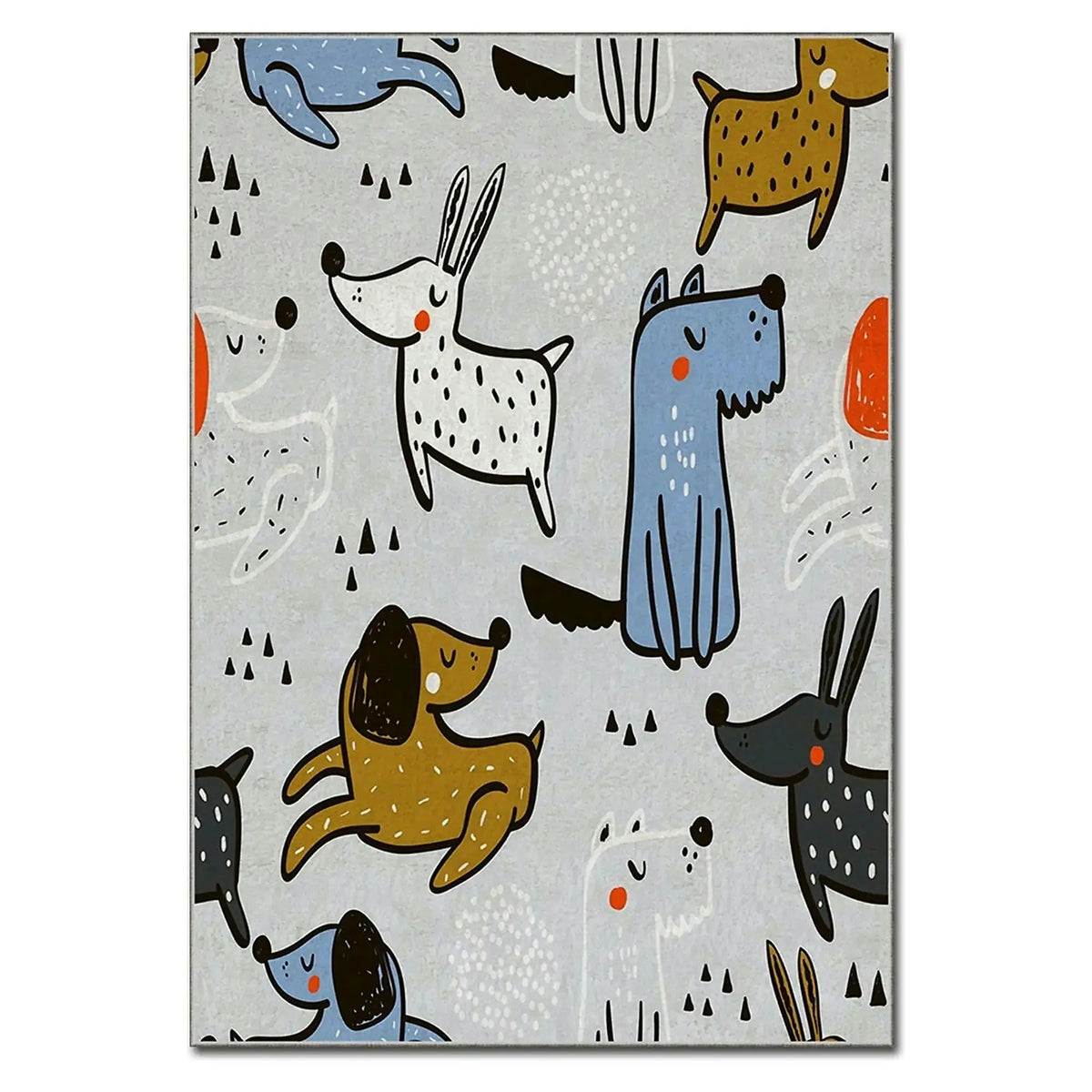Covor ASR CRPT-6, 160x230 cm, forma dreptunghiulara, poliester, multicolor