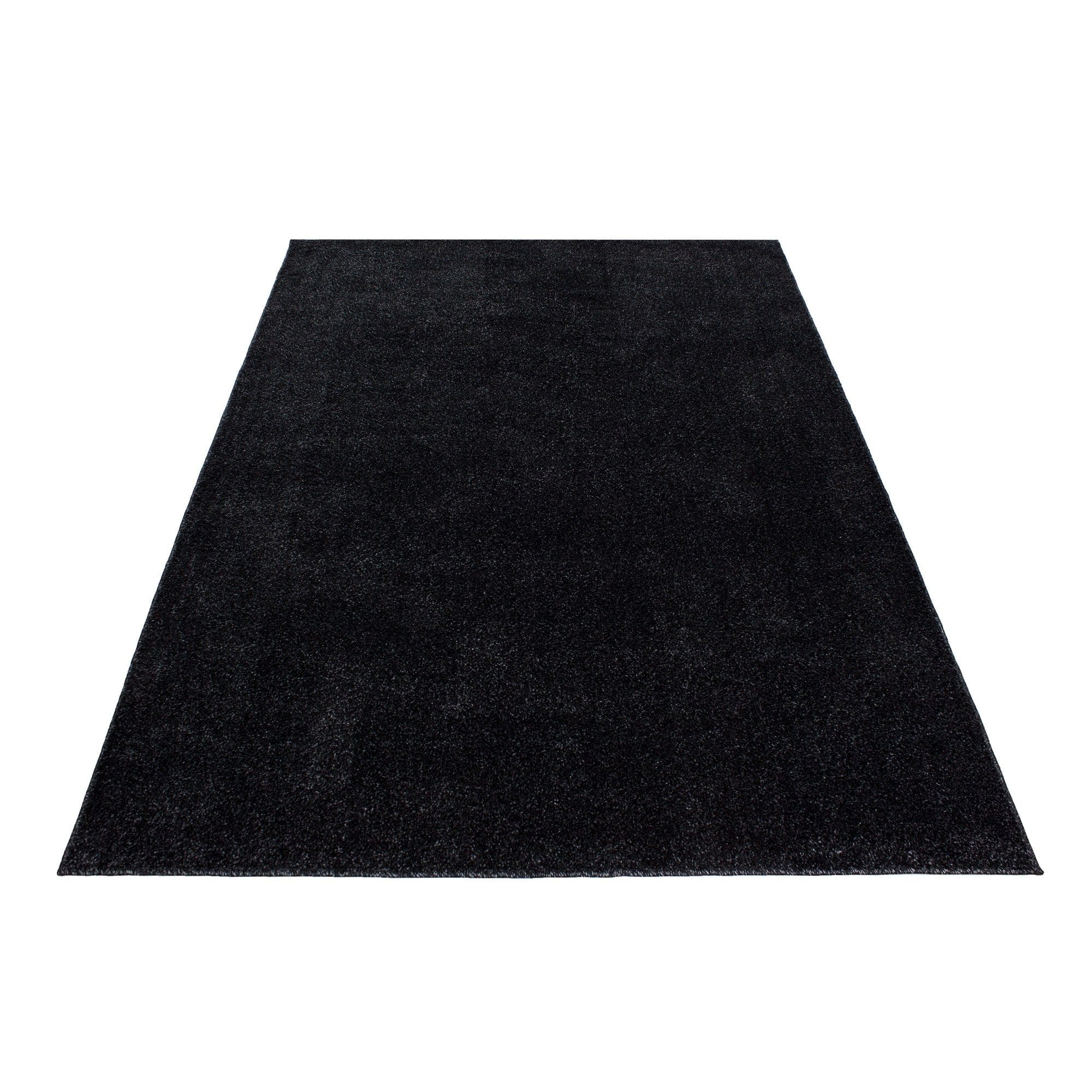 Covor ATA, 140x200 cm, forma dreptunghiulara, polipropilena, negru, 7000