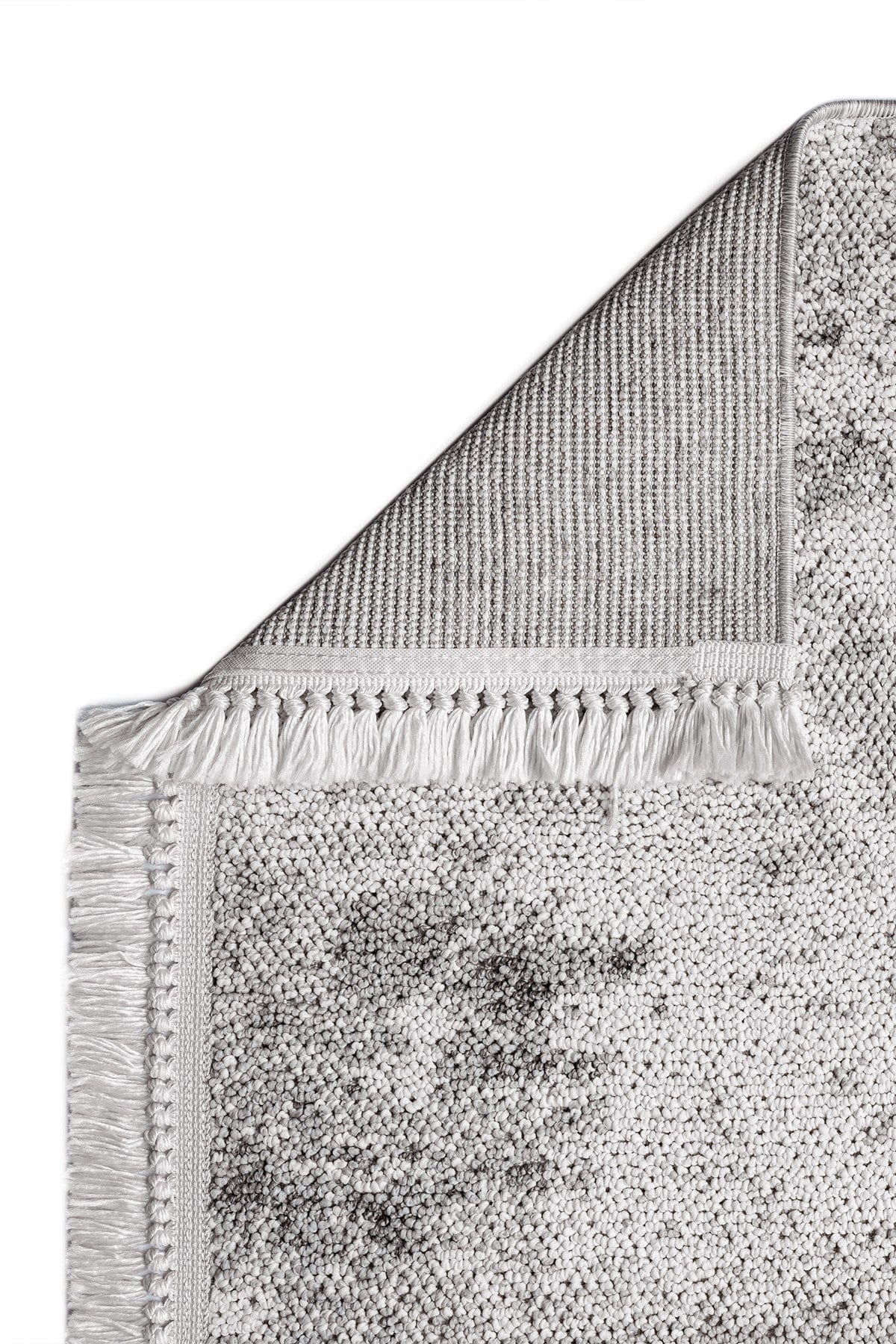 Covor BASTIA, 100x150 cm, forma dreptunghiulara, polipropilena, gri inchis/crem, 1275