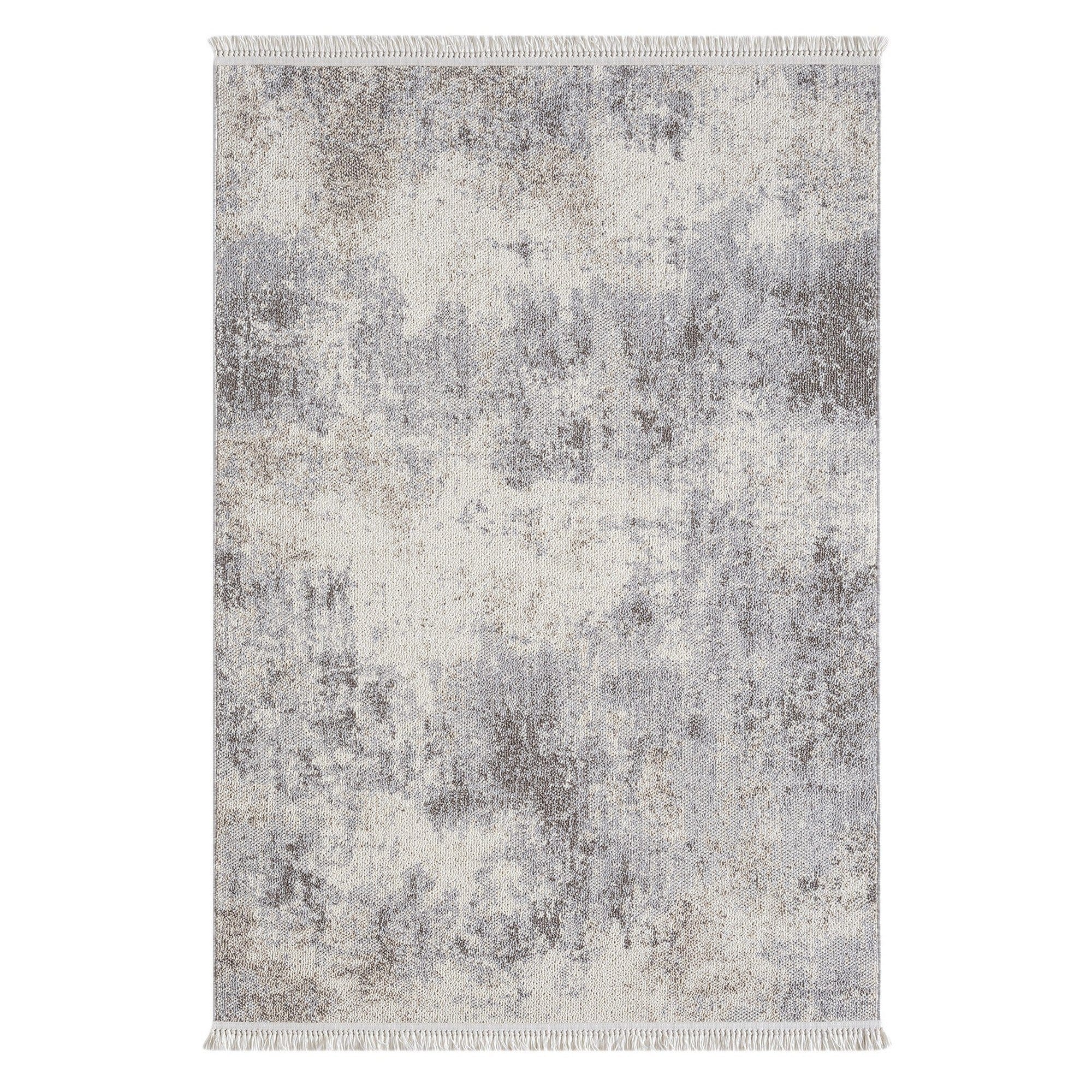 Covor BASTIA, 80x150 cm, forma dreptunghiulara, polipropilena, gri, 1275