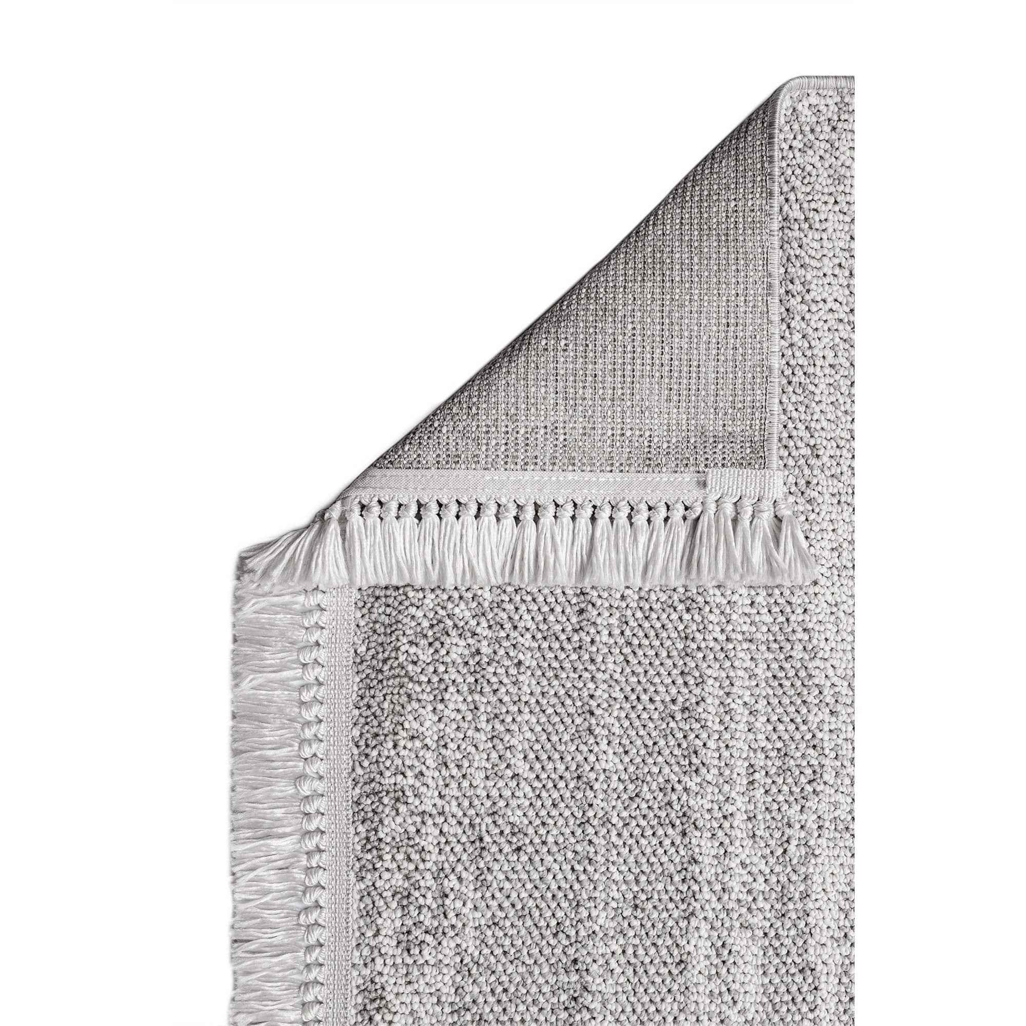 Covor BASTIA, 80x150 cm, forma dreptunghiulara, polipropilena, gri, 1276