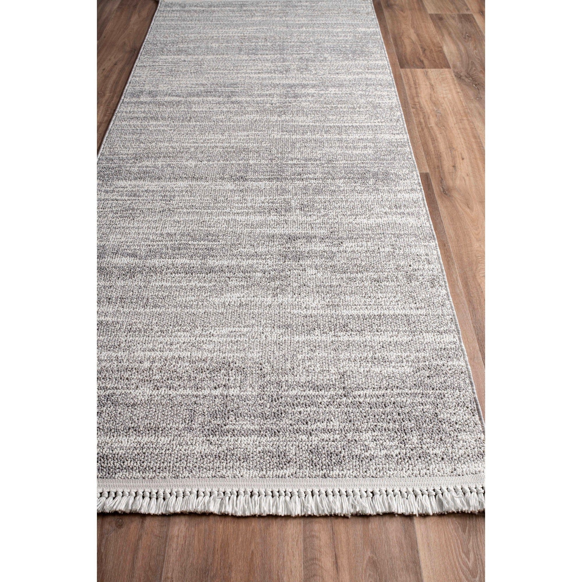 Covor BASTIA, 80x150 cm, forma dreptunghiulara, polipropilena, gri, 1276
