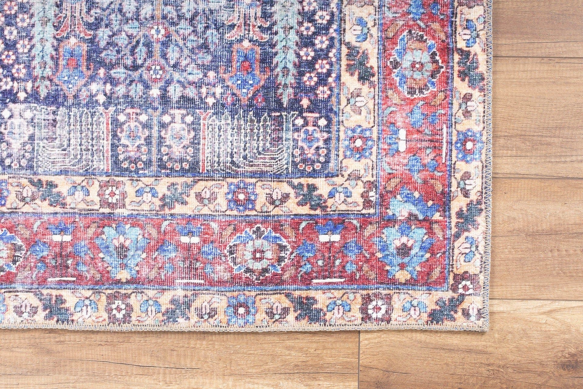 Covor BLUES CHENILLE, 75x150 cm, forma dreptunghiulara, poliester, multicolor, AL 341