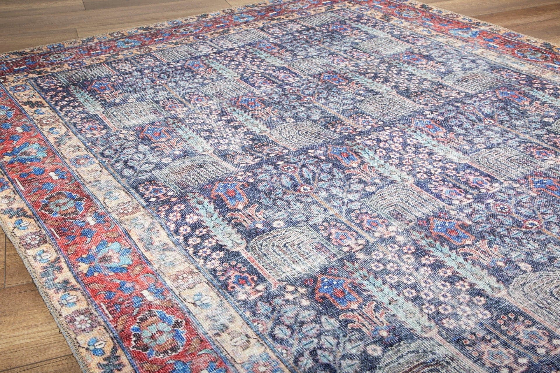Covor BLUES CHENILLE, 75x150 cm, forma dreptunghiulara, poliester, multicolor, AL 341