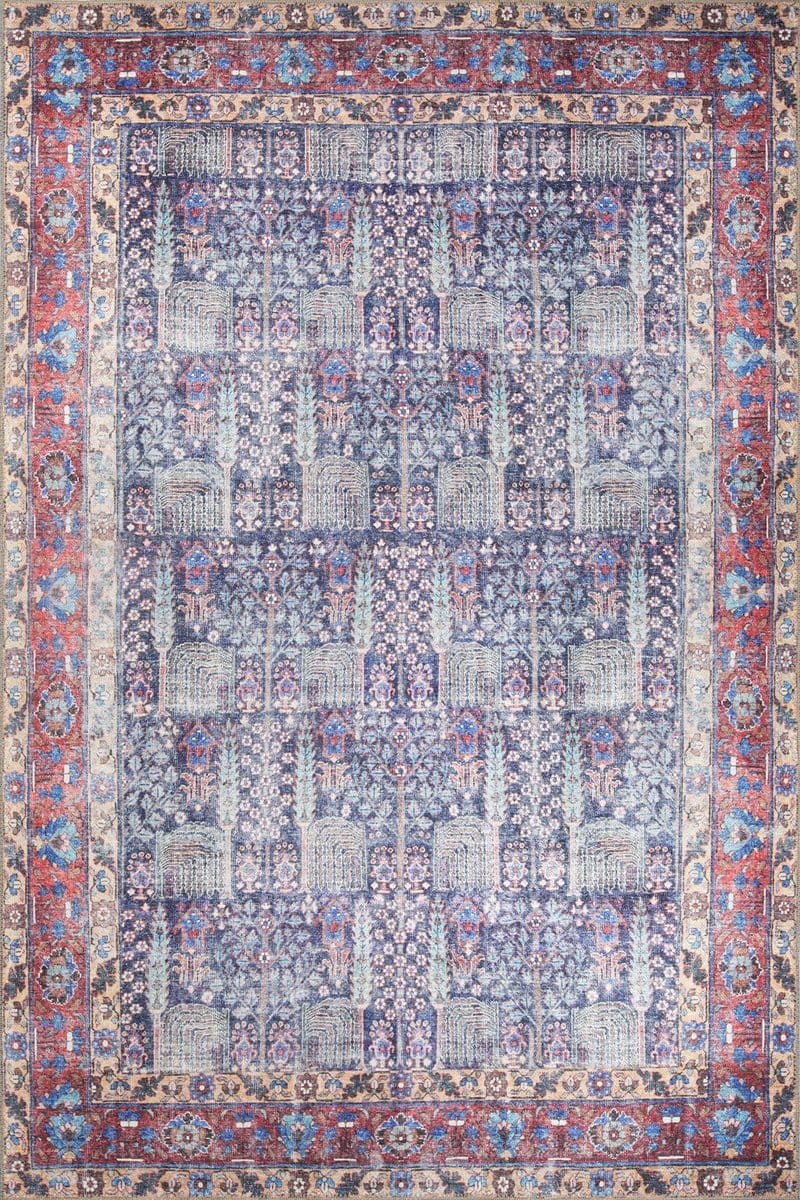 Covor BLUES CHENILLE, 75x150 cm, forma dreptunghiulara, poliester, multicolor, AL 341