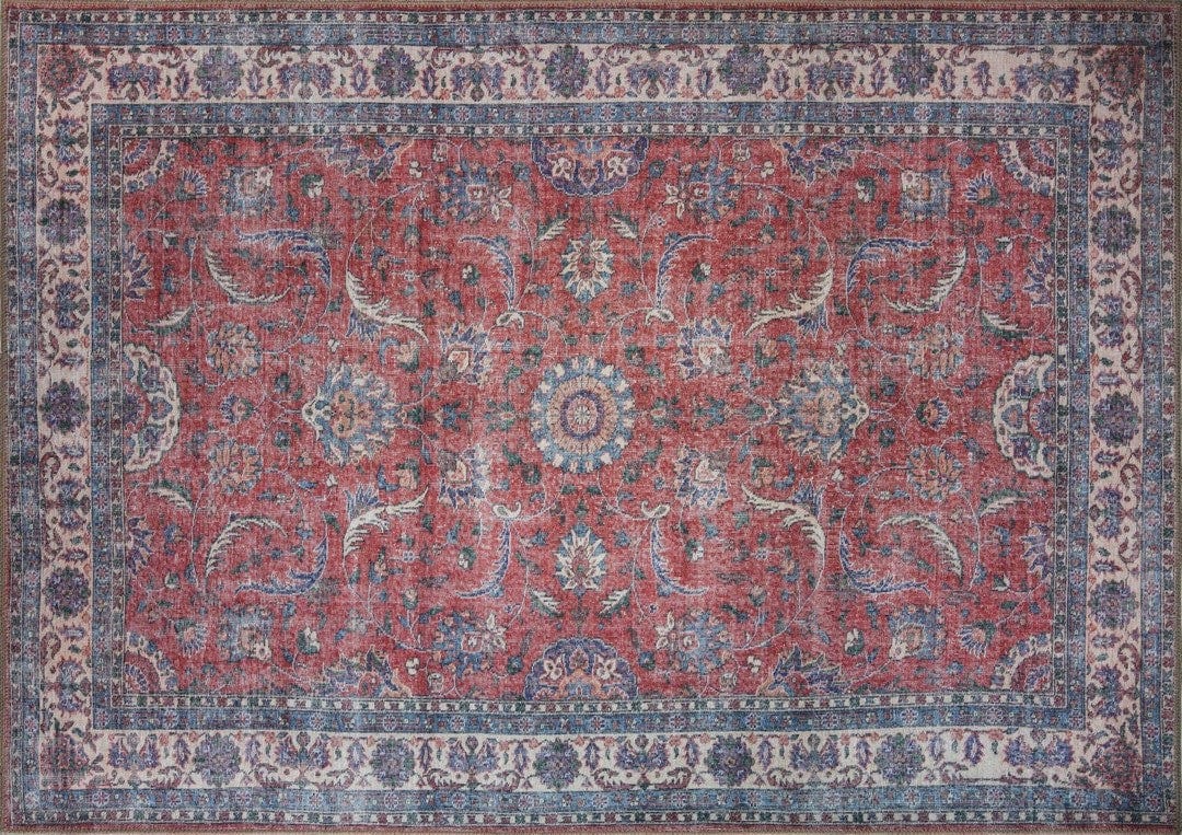 Covor BLUES CHENILLE, 75x150 cm, forma dreptunghiulara, poliester, multicolor, AL 84