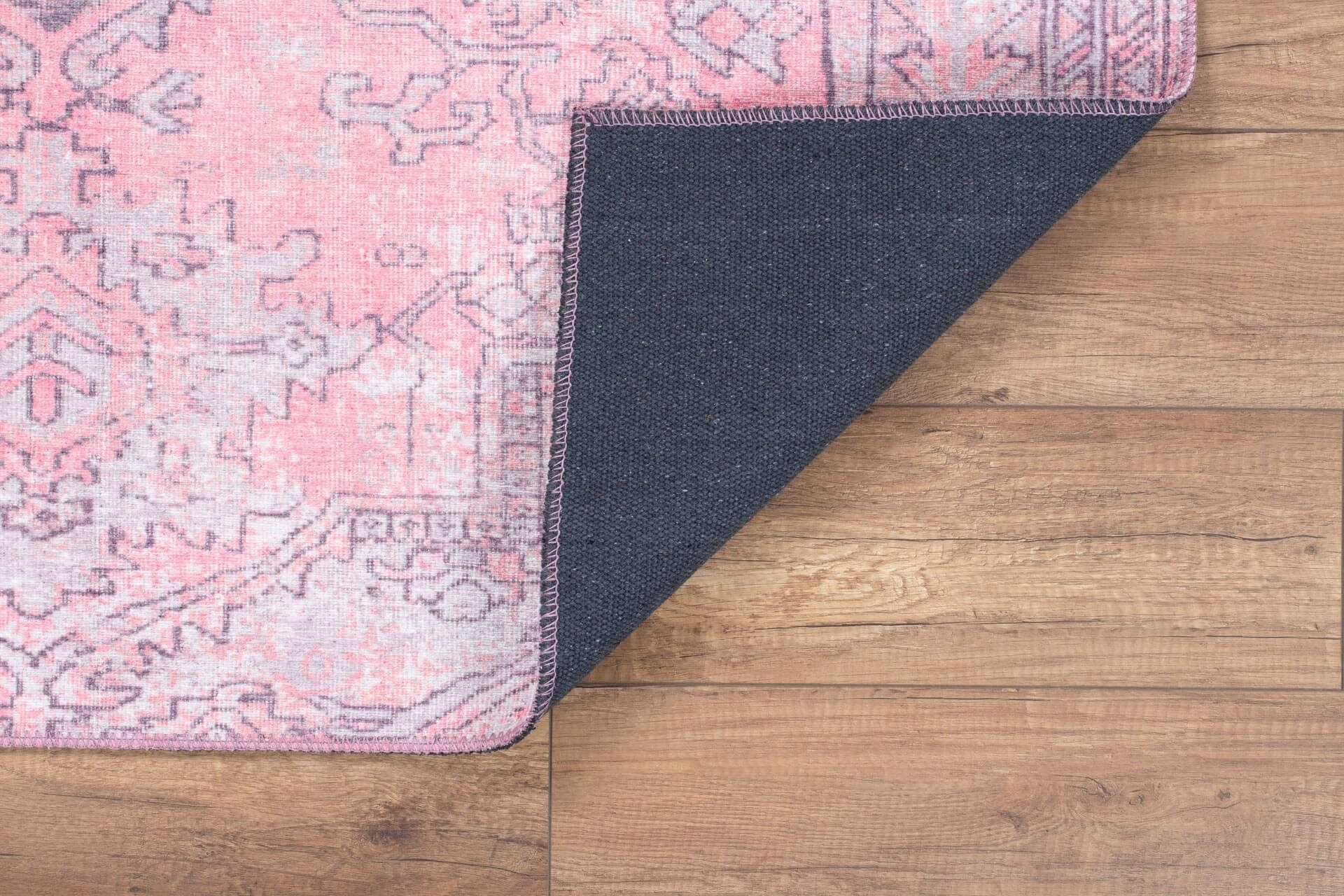 Covor BLUES CHENILLE, 75x150 cm, forma dreptunghiulara, poliester, roz, AL 271