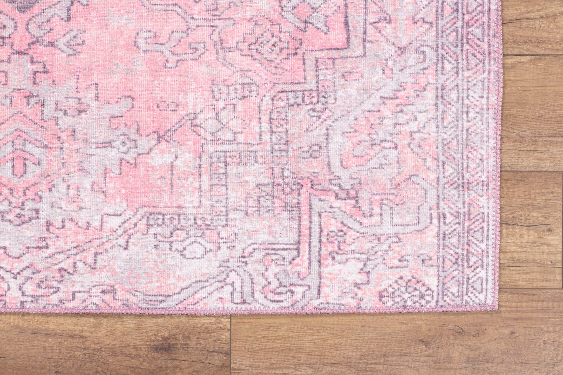 Covor BLUES CHENILLE, 75x150 cm, forma dreptunghiulara, poliester, roz, AL 271