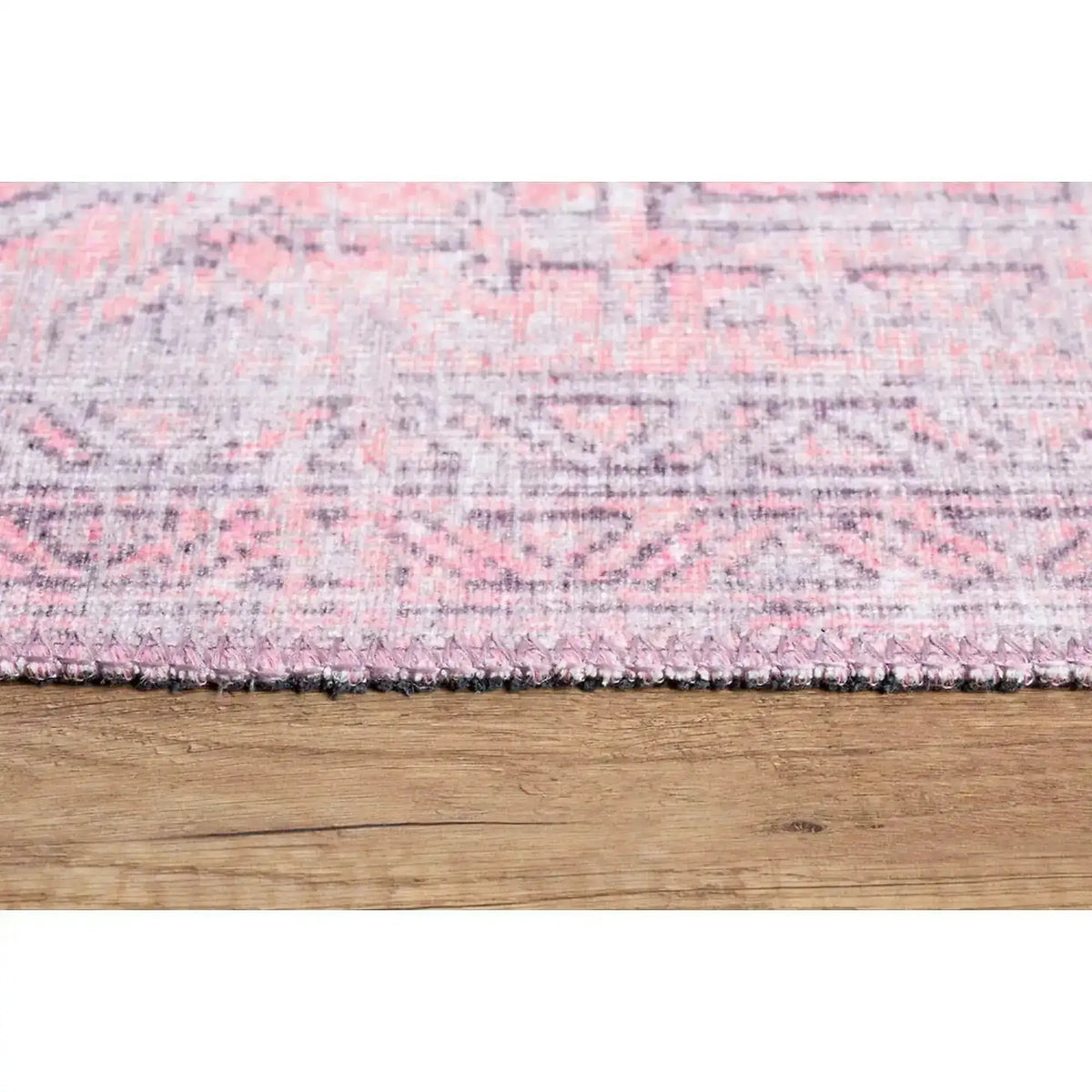 Covor BLUES CHENILLE, 75x150 cm, forma dreptunghiulara, poliester, roz, AL 271