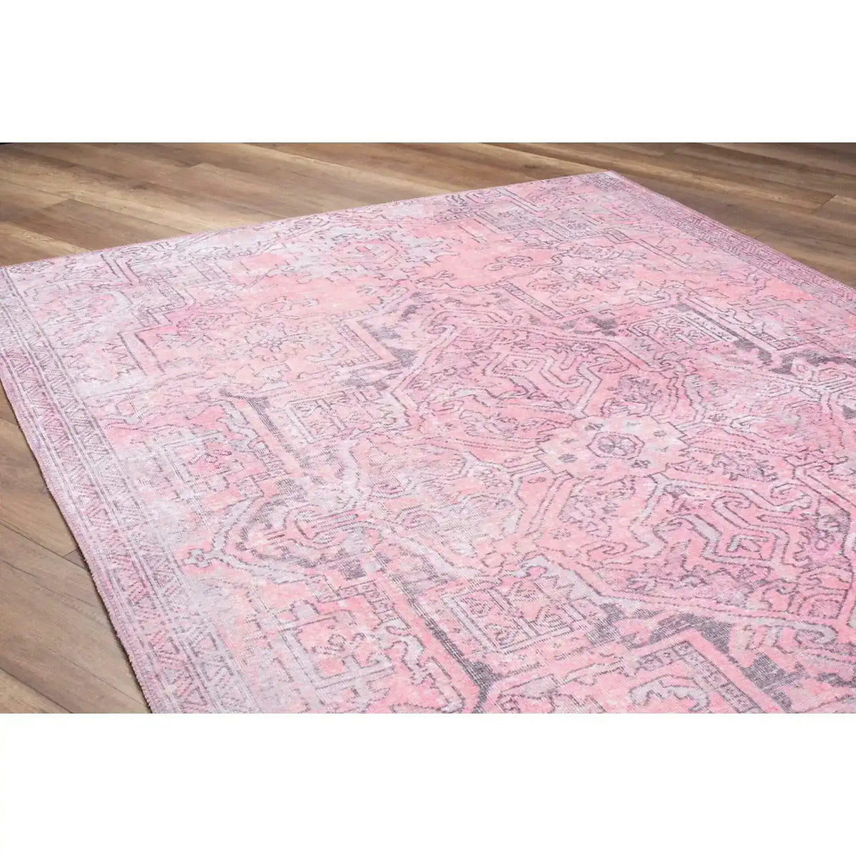 Covor BLUES CHENILLE, 75x150 cm, forma dreptunghiulara, poliester, roz, AL 271