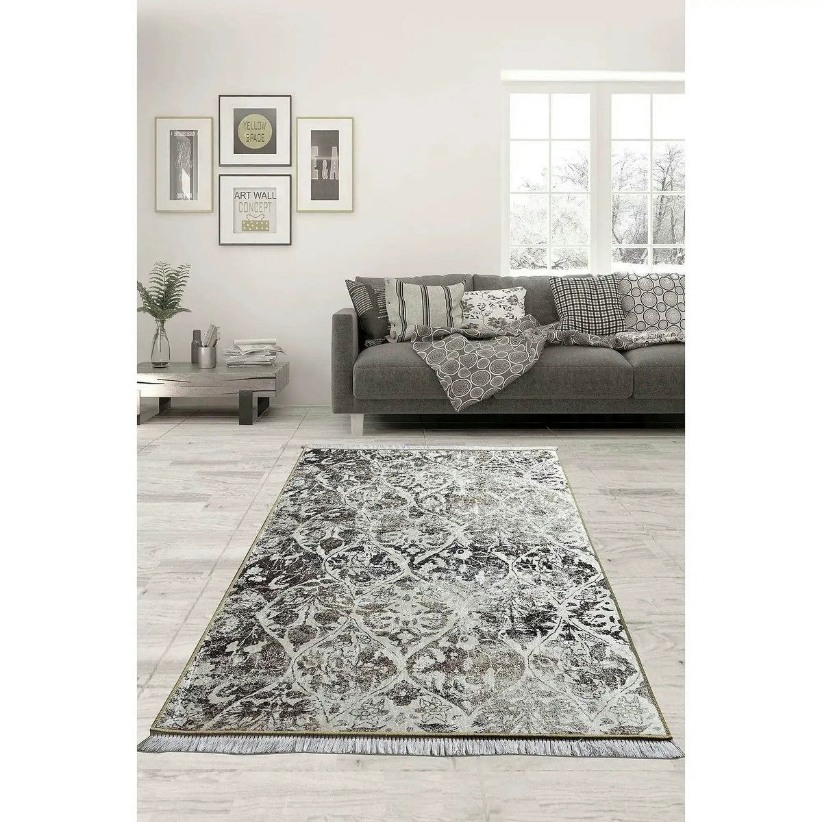 Covor CLASSIC, 160x230 cm, forma dreptunghiulara, tesatura de catifea/poliester, multicolor