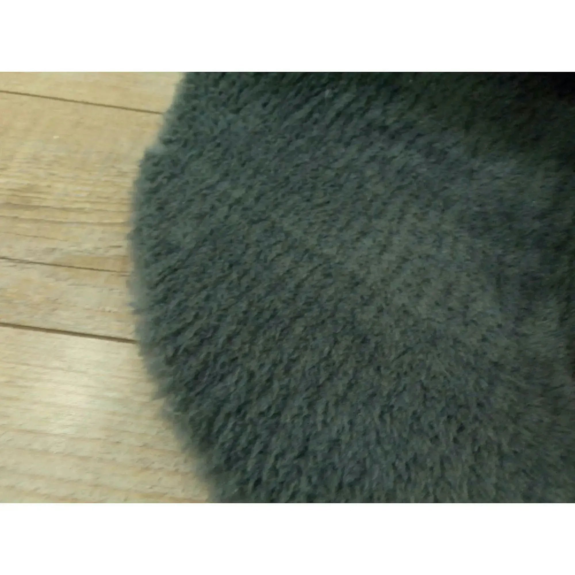 Covor DAISY PLUSH, 80x80 cm, forma atipica, poliester, verde