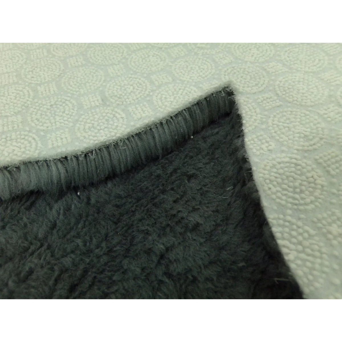 Covor DAISY PLUSH, 80x80 cm, forma atipica, poliester, verde
