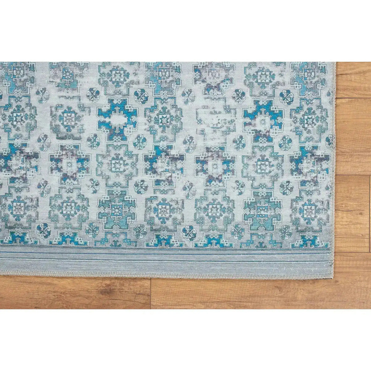 Covor DORIAN CHENILLE, 75x150 cm, forma dreptunghiulara, poliester, albastru, AL 221
