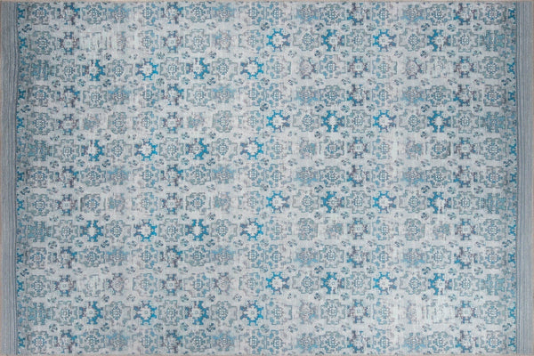 Covor DORIAN CHENILLE, 75x150 cm, forma dreptunghiulara, poliester, albastru, AL 221