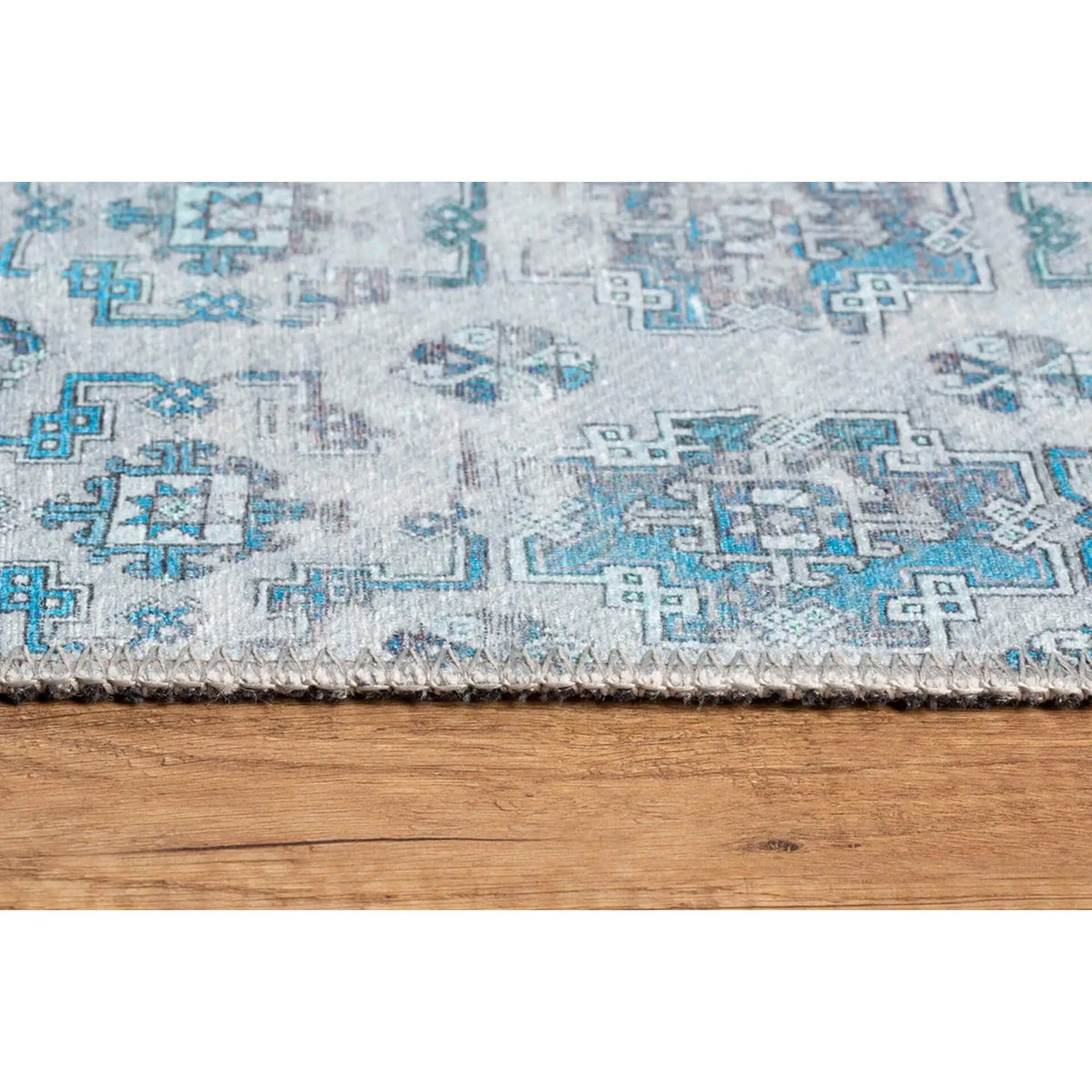 Covor DORIAN CHENILLE, 75x150 cm, forma dreptunghiulara, poliester, albastru, AL 221
