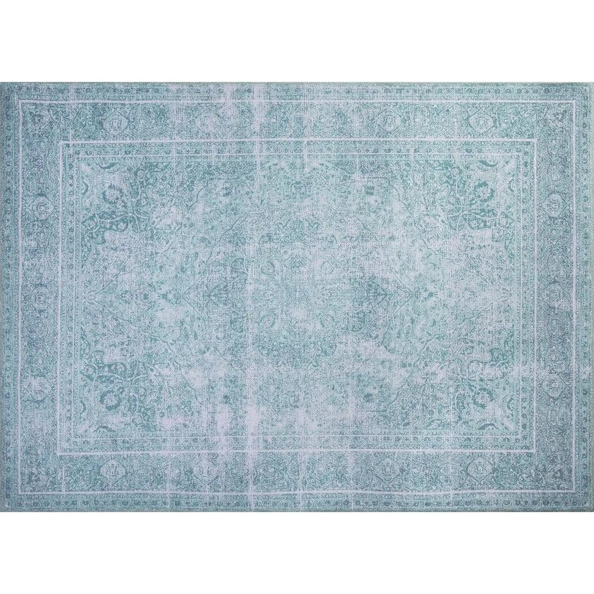 Covor DORIAN CHENILLE, 75x150 cm, forma dreptunghiulara, poliester, albastru, AL 44