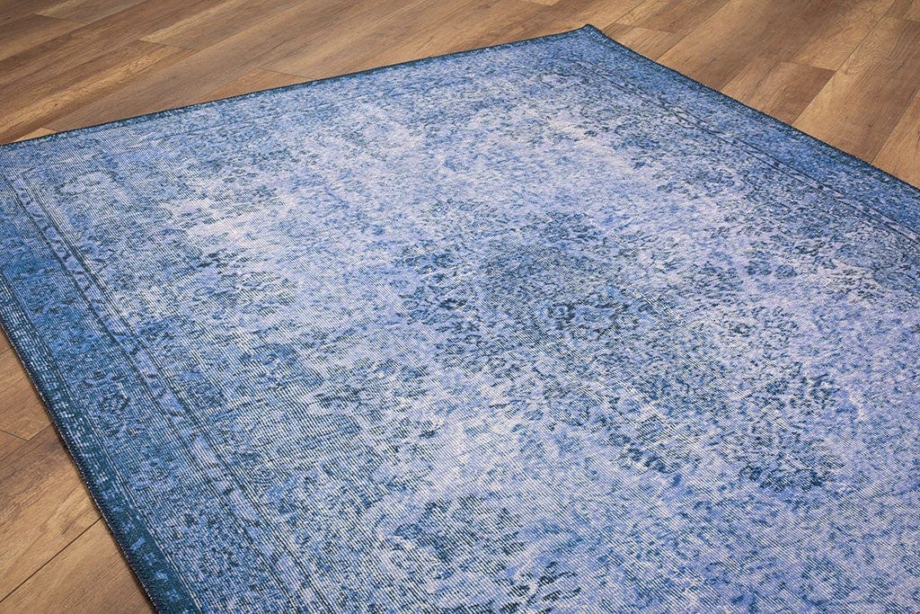 Covor DORIAN CHENILLE, 75x150 cm, forma dreptunghiulara, poliester, albastru inchis, AL 157