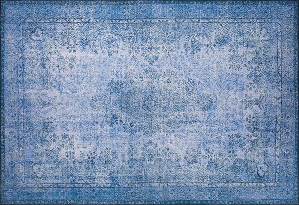 Covor DORIAN CHENILLE, 75x150 cm, forma dreptunghiulara, poliester, albastru inchis, AL 157