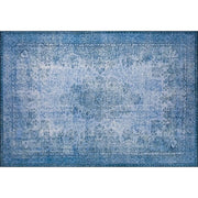 Covor DORIAN CHENILLE, 75x150 cm, forma dreptunghiulara, poliester, albastru inchis, AL 157
