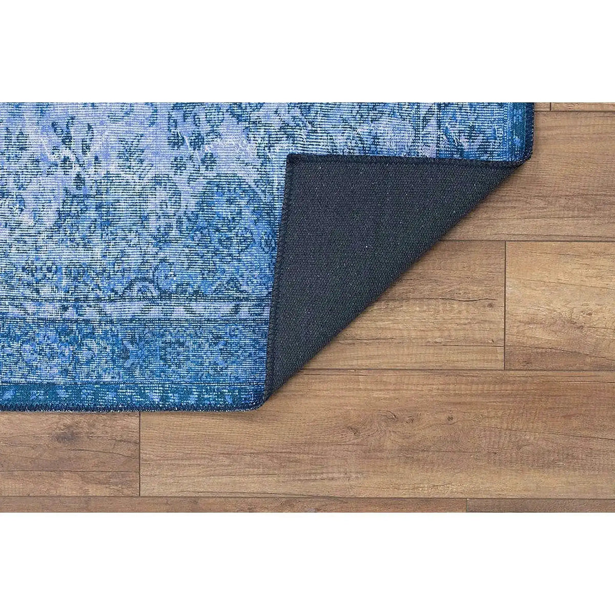 Covor DORIAN CHENILLE, 75x150 cm, forma dreptunghiulara, poliester, albastru inchis, AL 157