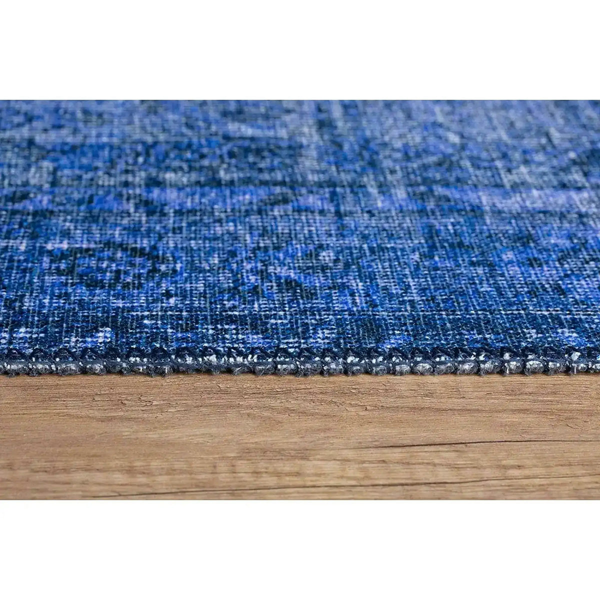 Covor DORIAN CHENILLE, 75x150 cm, forma dreptunghiulara, poliester, albastru inchis, AL 157